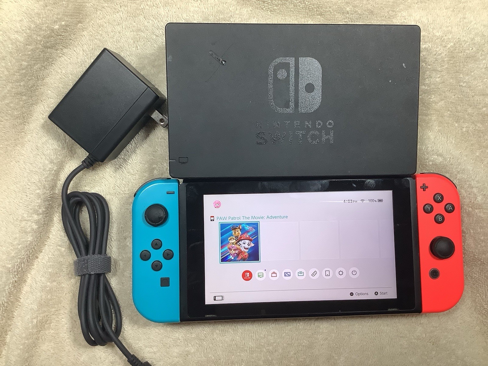 Nintendo Switch (HAC-001) Hybrid Console – Bundle w/Console & Dock