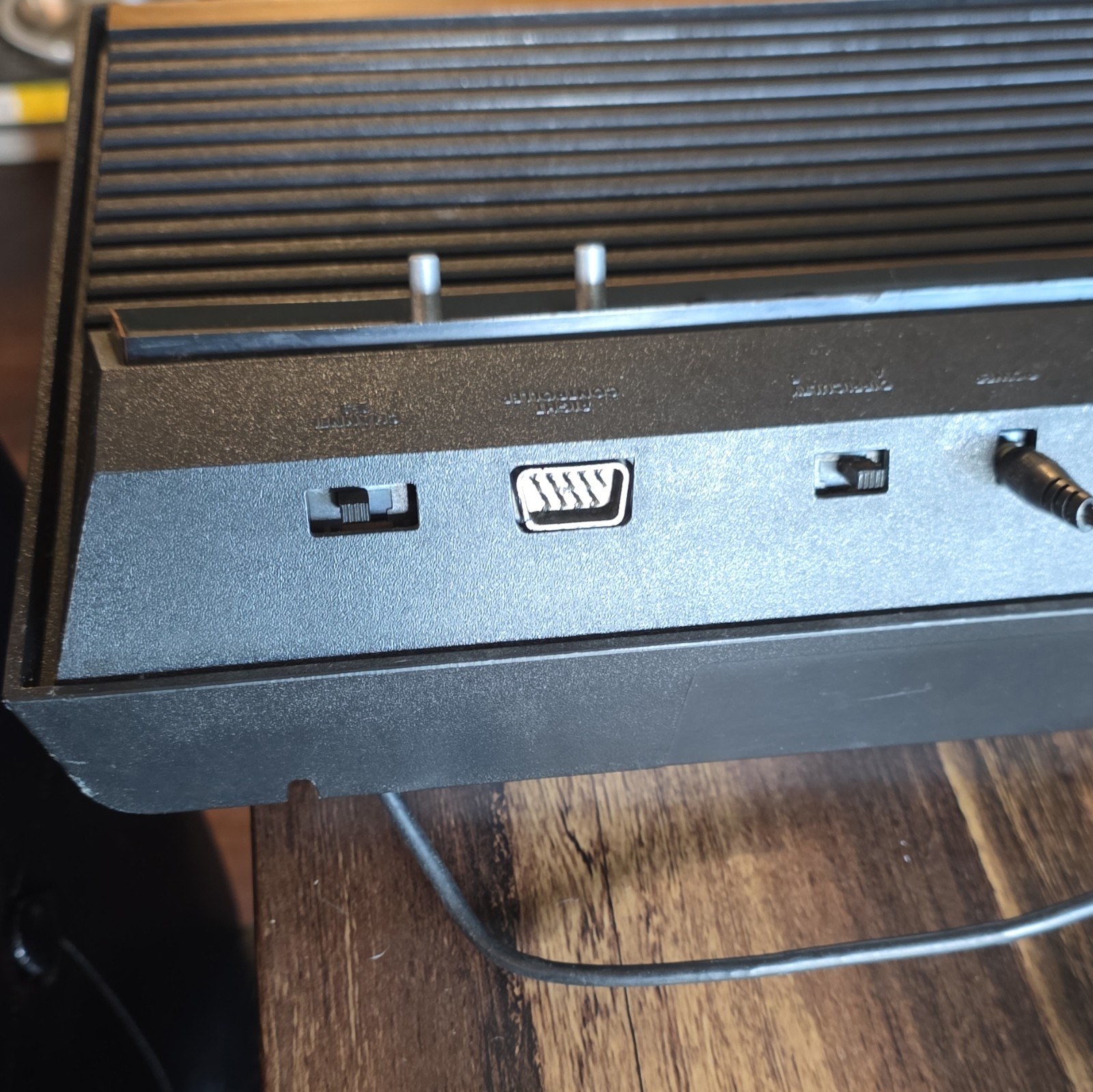 Atari 2600 Home Console Bundle RF TV Type Switch 2 Joysticks Touch Pad Games