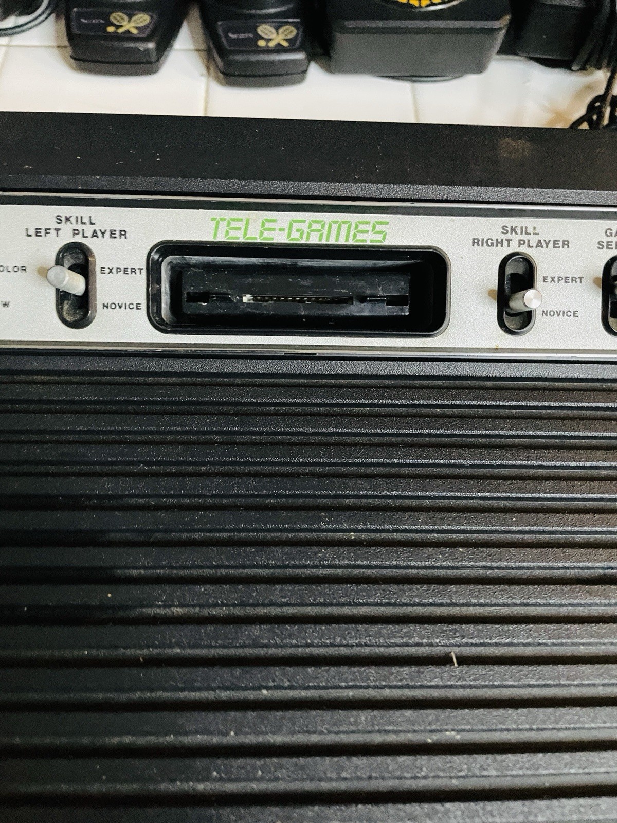 ATARI 2600 / SEARS TELE-GAMES HEAVY SIXER CONSOLE 10 Boxed Games & More Bundle