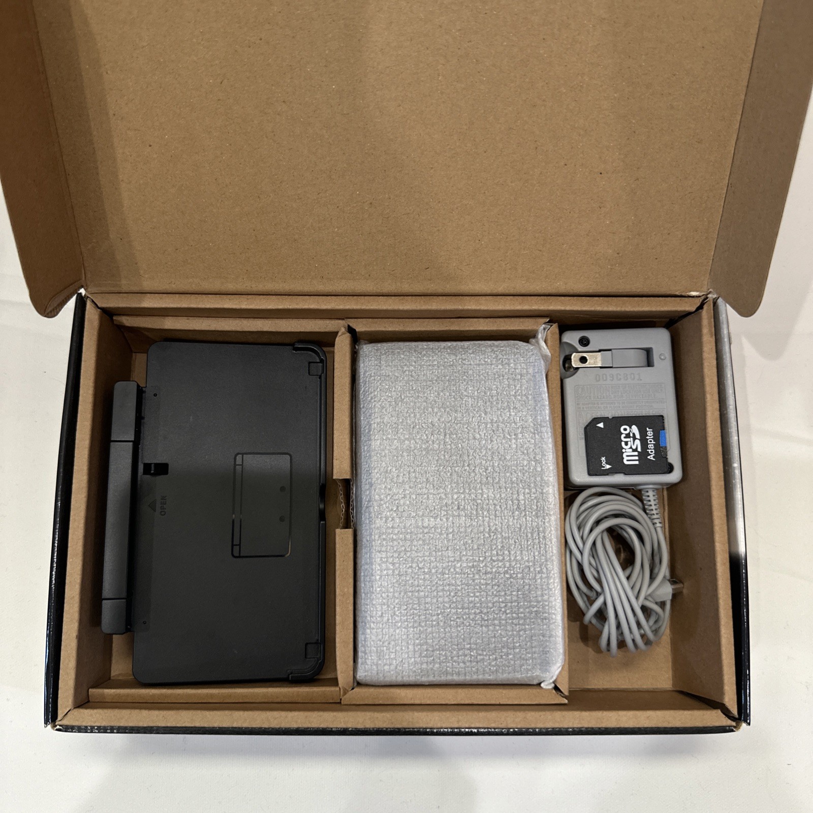 *TESTED* JAPANESE Nintendo 3DS Cosmo Black Console Complete In Box CIB #G63