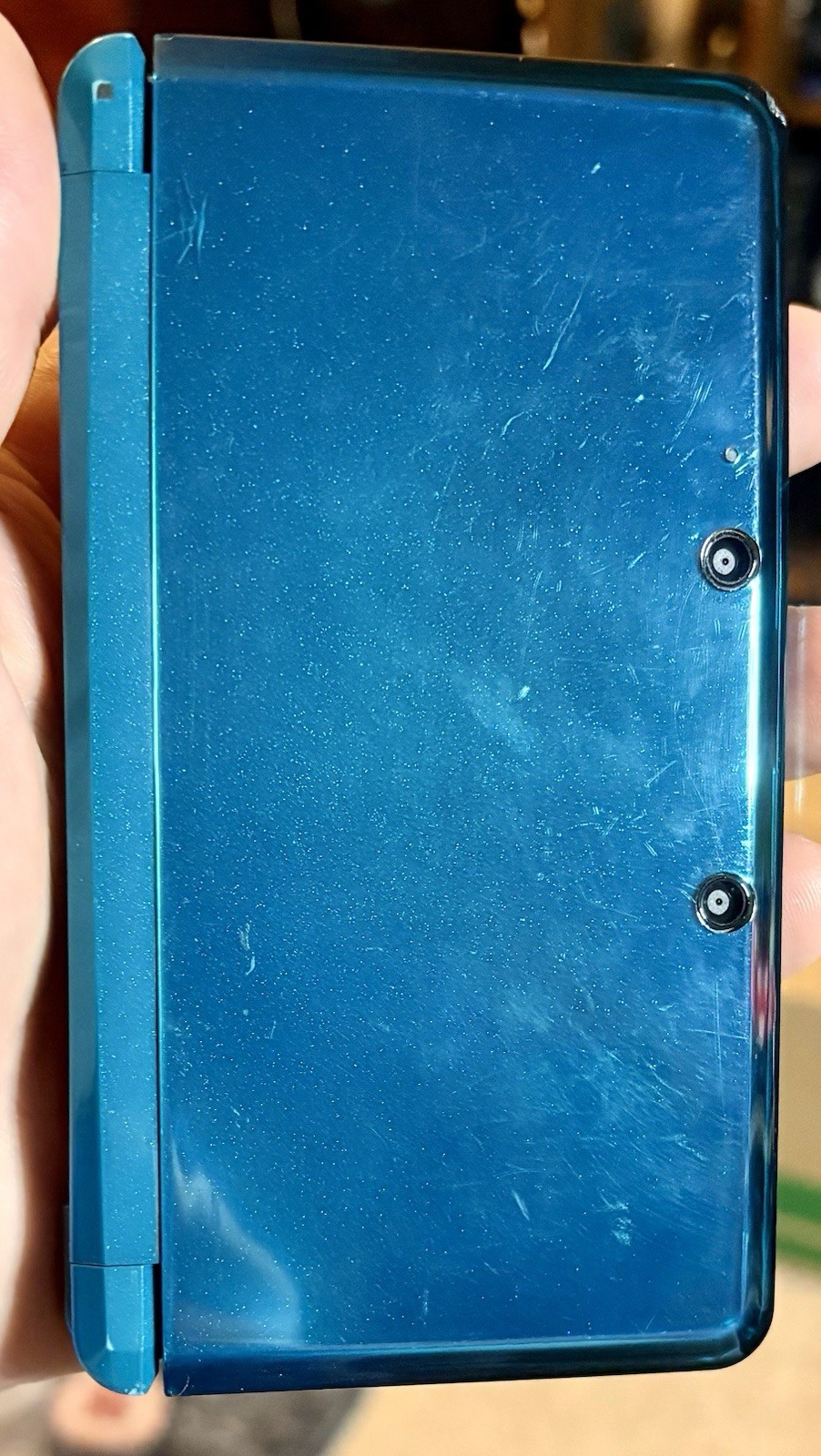 Nintendo 3DS Aqua Blue Handheld Console (Japanese) – Tested Working – Mario Kart