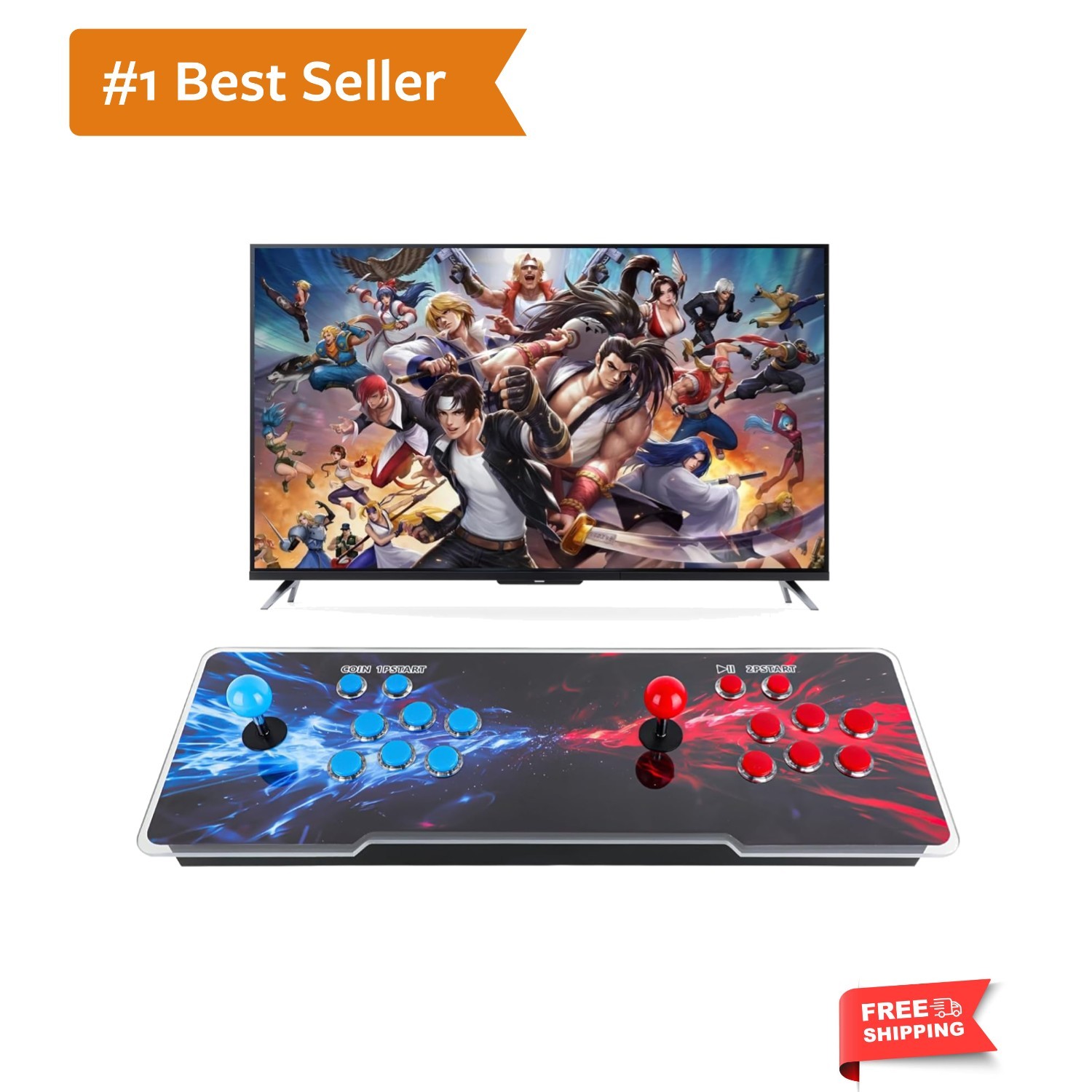 Pandora’s Box Arcade Console with 32000 Games in 1, 1280×720 Full HD Retro Ga…