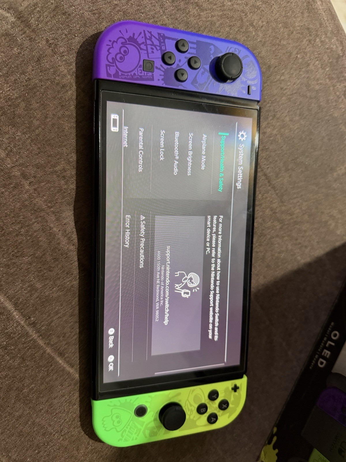 Nintendo Switch OLED Splatoon 3 Special Edition Console, Wi-Fi, Bluetooth