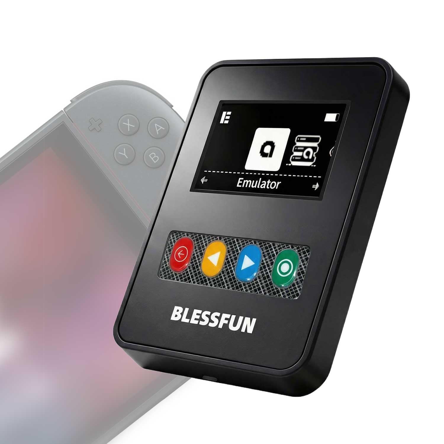 NFC Emulator with 3000+ Data Storage, 1.3″ OLED Screen, Rechargeable, Type-C, Co