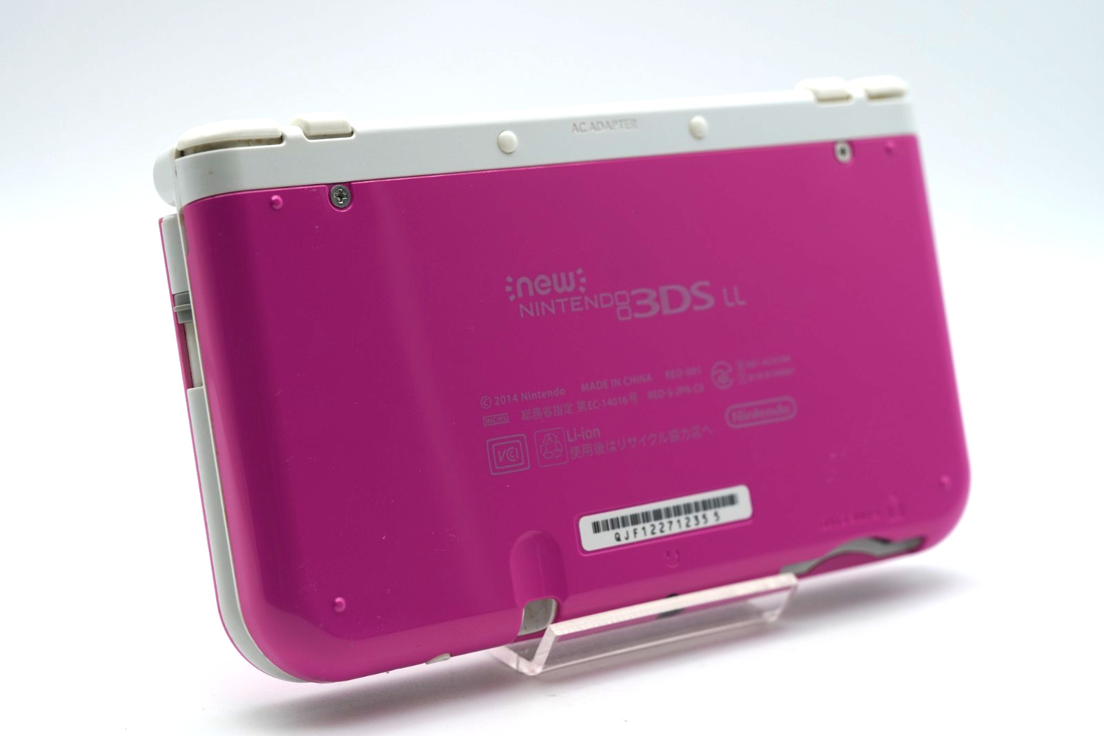 [Region Free] New Nintendo 3DS XL LL Console Pink White [Bottom IPS] English #02