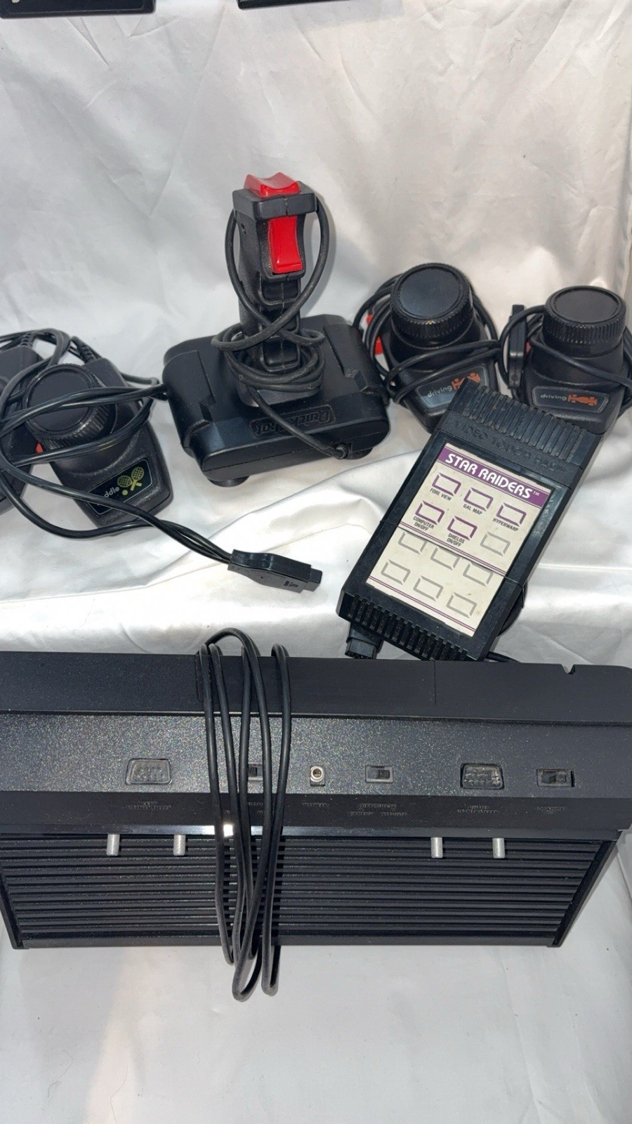 Atari 2600 Darth Vader Console Bundle 25+ Games Pac-Man Donkey Kong Joysticks