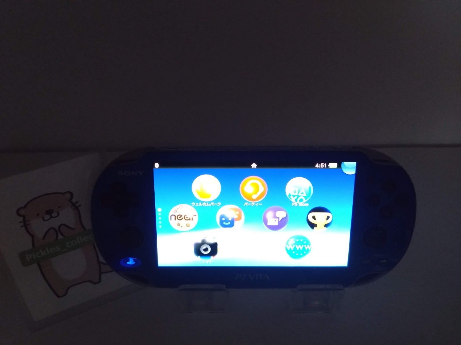 PS Vita 1000 Sapphire Blue PCH-1000 ZA04 w/Box PSV Tested Sony 0601D