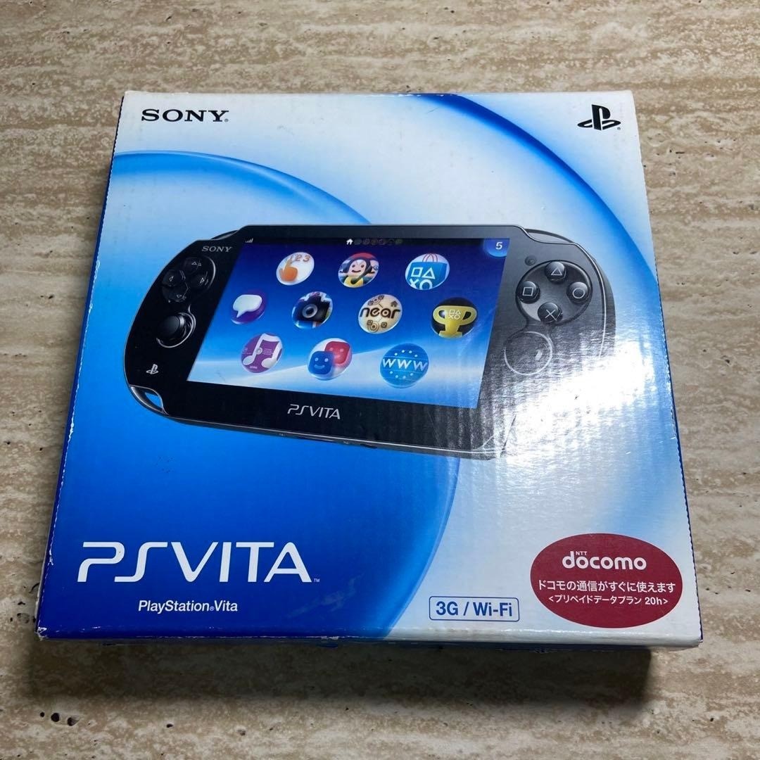 Sony PlayStation PS Vita PCH-1100 Crystal Black Boxed Near Mint Complete 6459