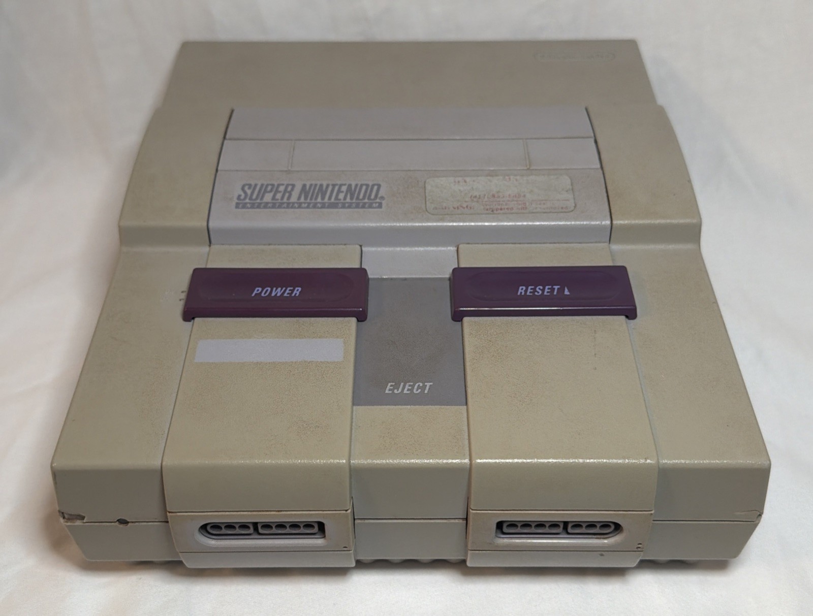 Super Nintendo System SNES SNS-001 Console Only Tested & Working READ!!
