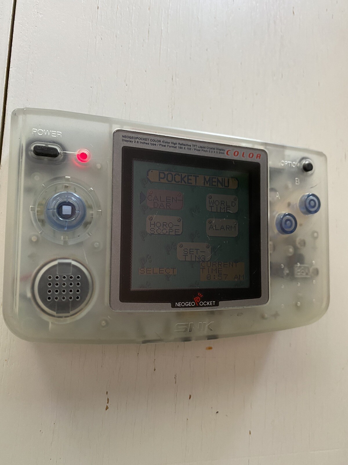 Neo Geo Pocket Color System – Crystal NEOP63010
