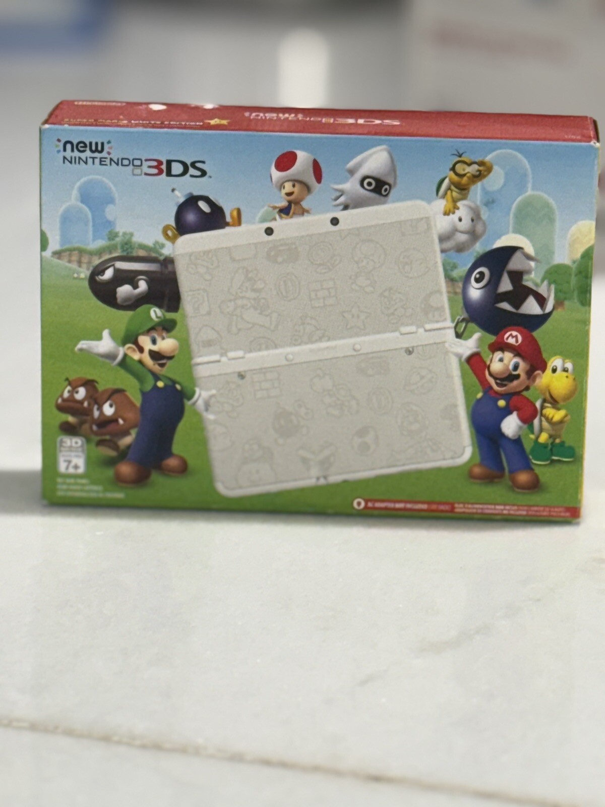 Nintendo New 3DS Super Mario Edition Handheld System – White *OPEN BOX*