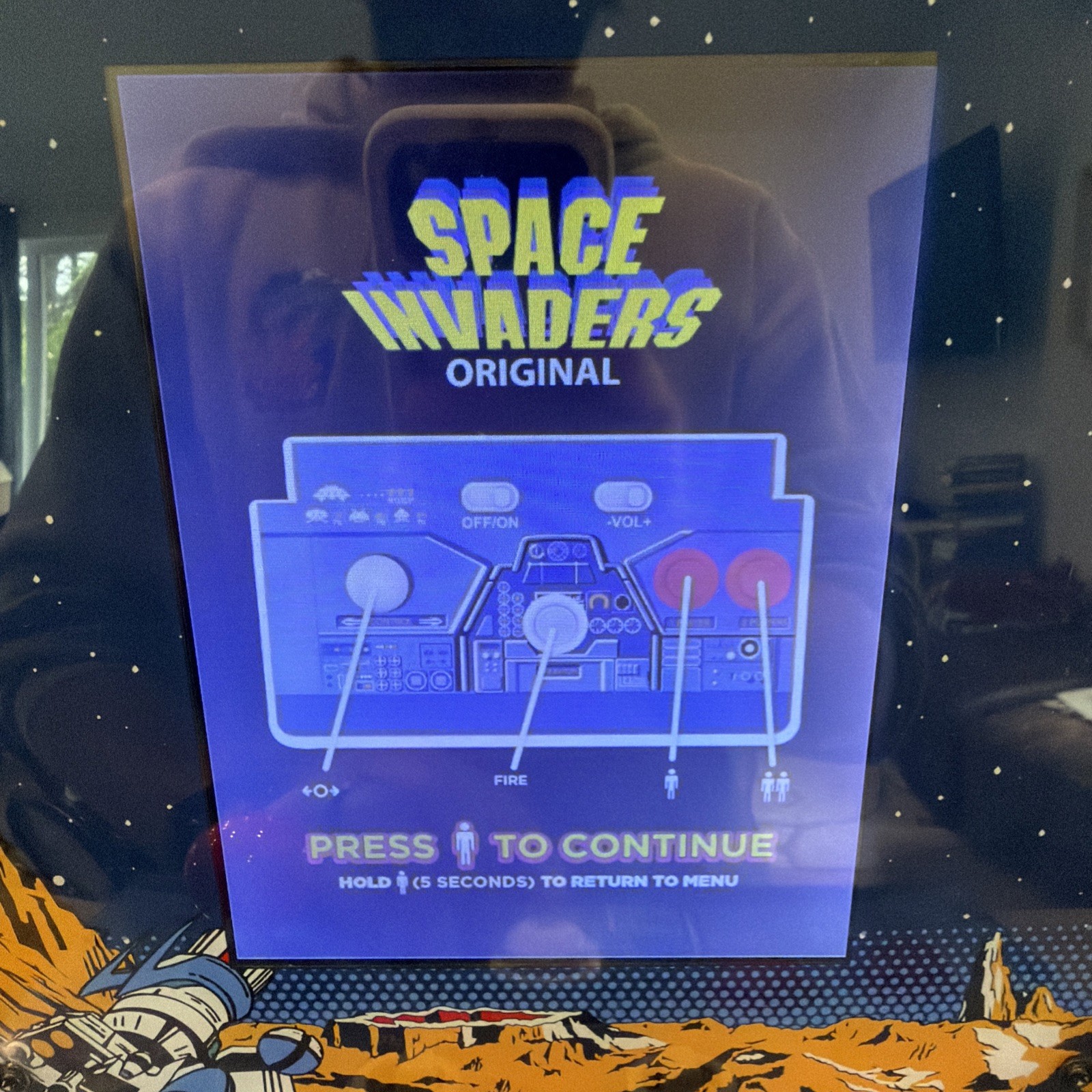 Arcade 1Up Space Invaders Counter-Cade – Tested & Working