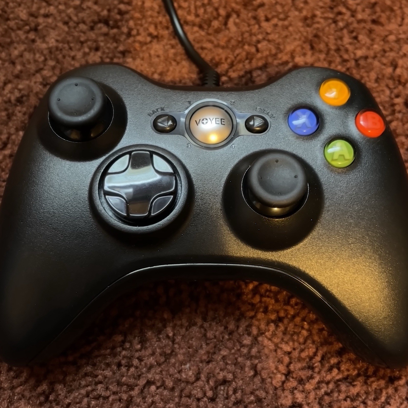 Microsoft Xbox 360 Console Slim 4GB Black with Cords, Wired Controller, 6 Games