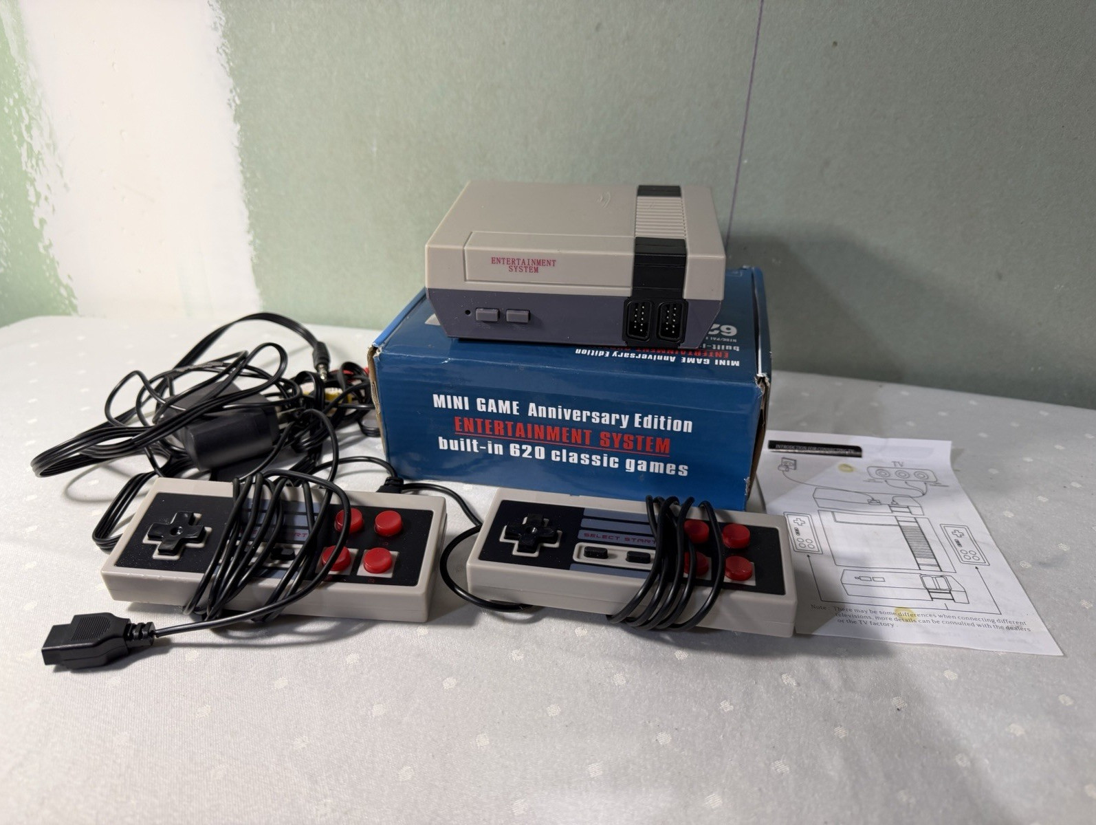 Mini Game Anniversary Edition Console w/ 2 Controllers & 620 Games