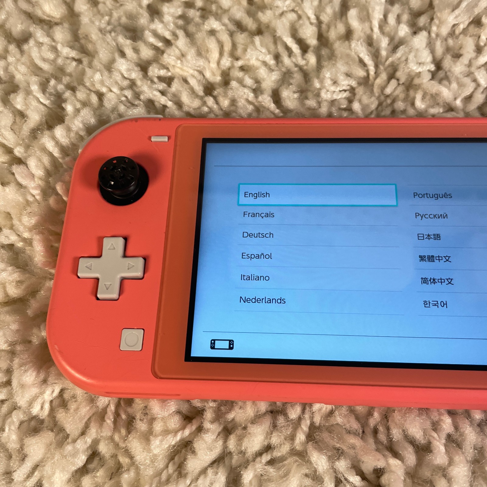 Nintendo Switch Lite Coral Pink Console Handheld System HDH-001 Tested