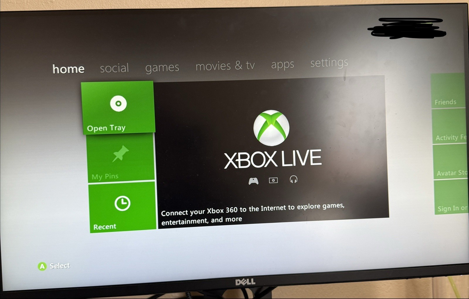 Microsoft Xbox 360 White Console Wi-Fi HDMI Multiplayer with Controller
