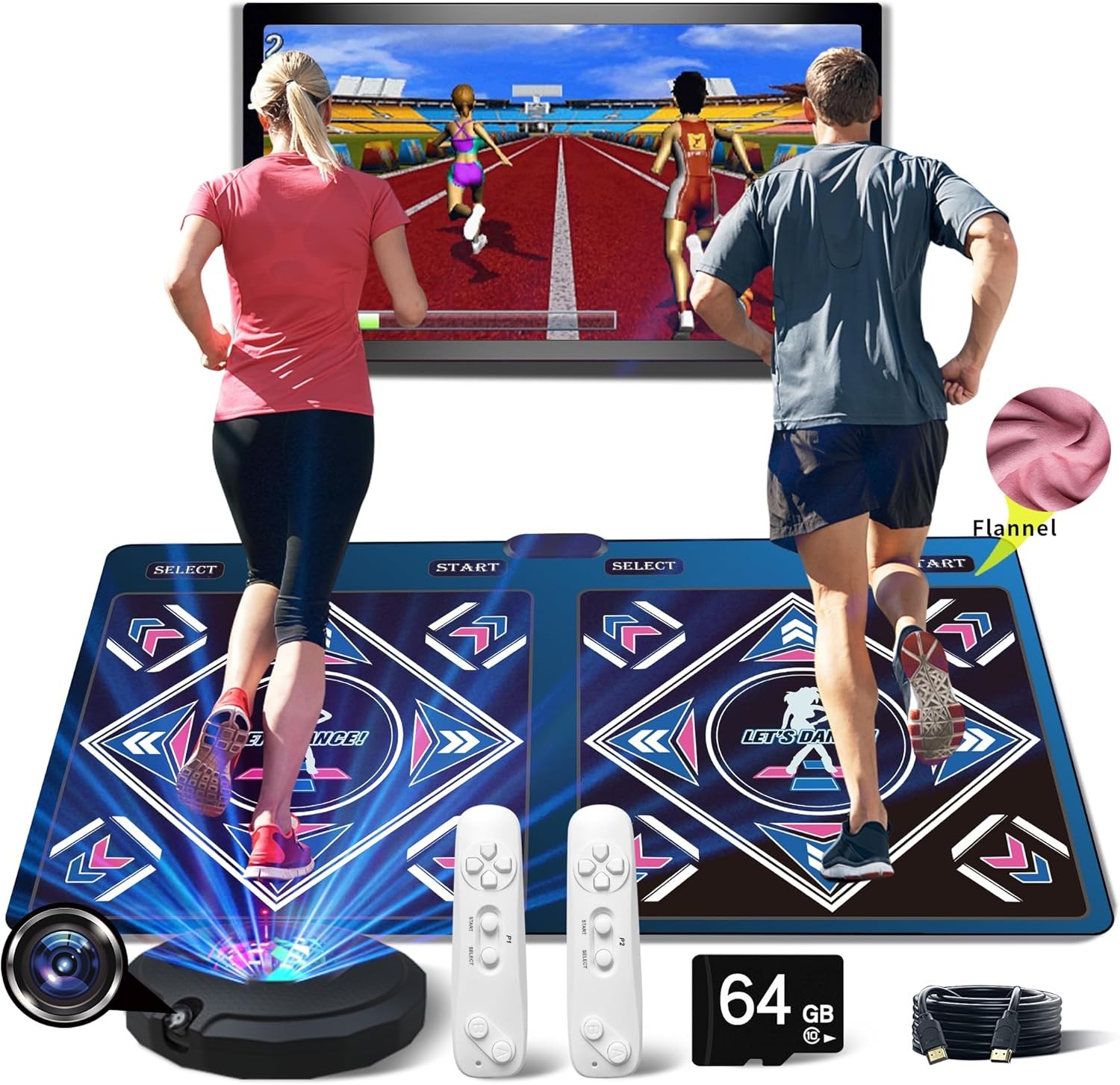 Camera Dance Mat 64GB 1000 Songs Video HDMI Gift
