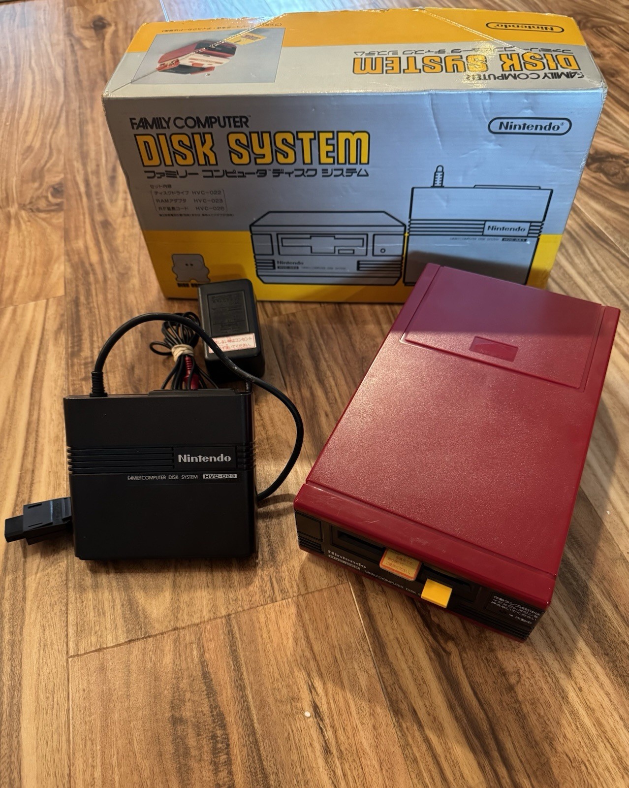 Nintendo Famicom Disk System HVC-022 In Box NEW BELT AC Adapter US Seller