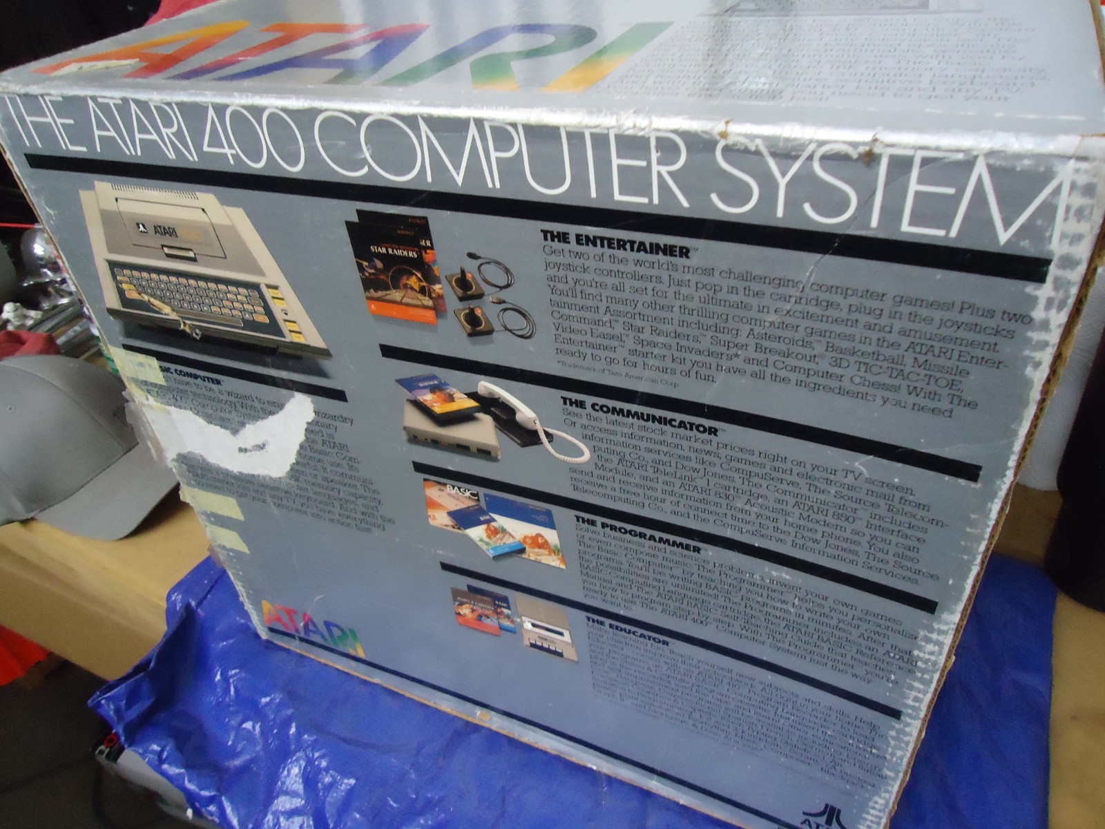 Rare Large Atari 400 Console/System Computer Original Box Only!