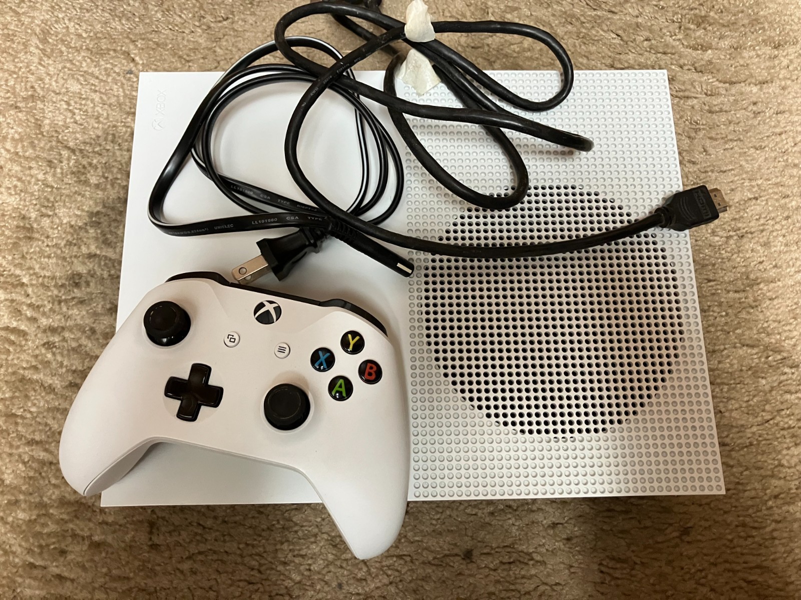 Microsoft Xbox One S 1TB Console w/ Controller Original Box Games