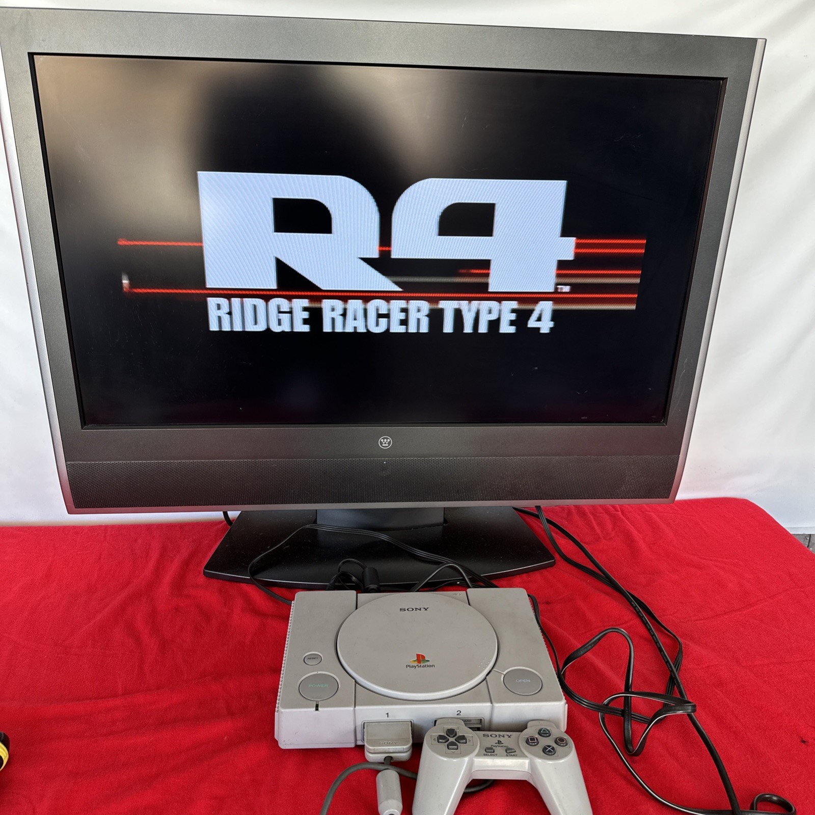 Sony PlayStation 1 System Console PS1 Tested! game not included