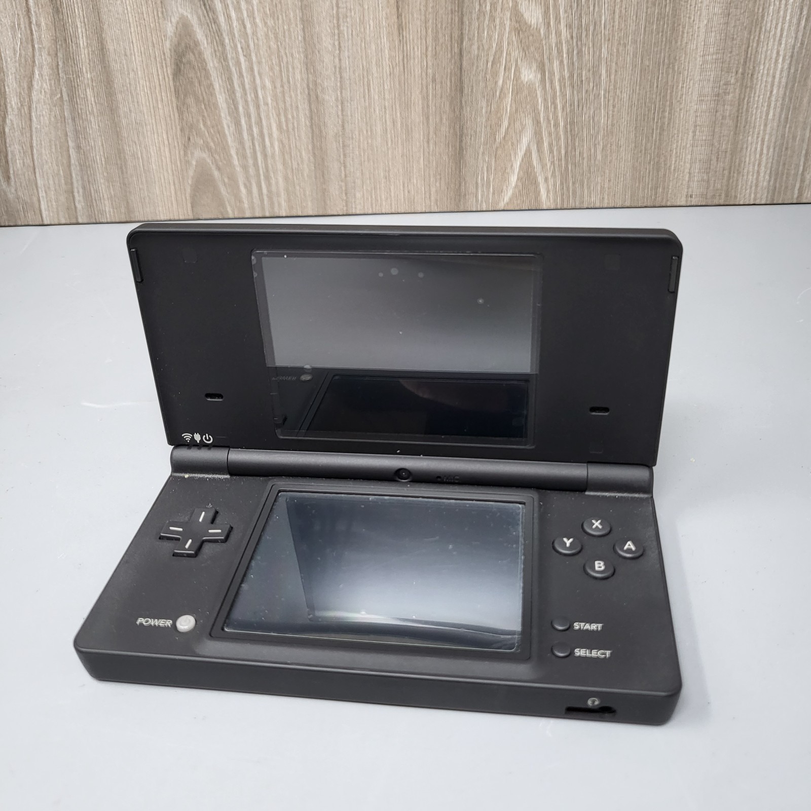 Nintendo DSi Matte Black Console + Stylus + Club Penguin Game Tested Working
