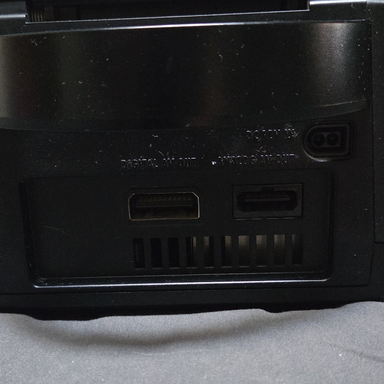 Nintendo GameCube (USA) Black Console Memory Card Slots No cords or controller