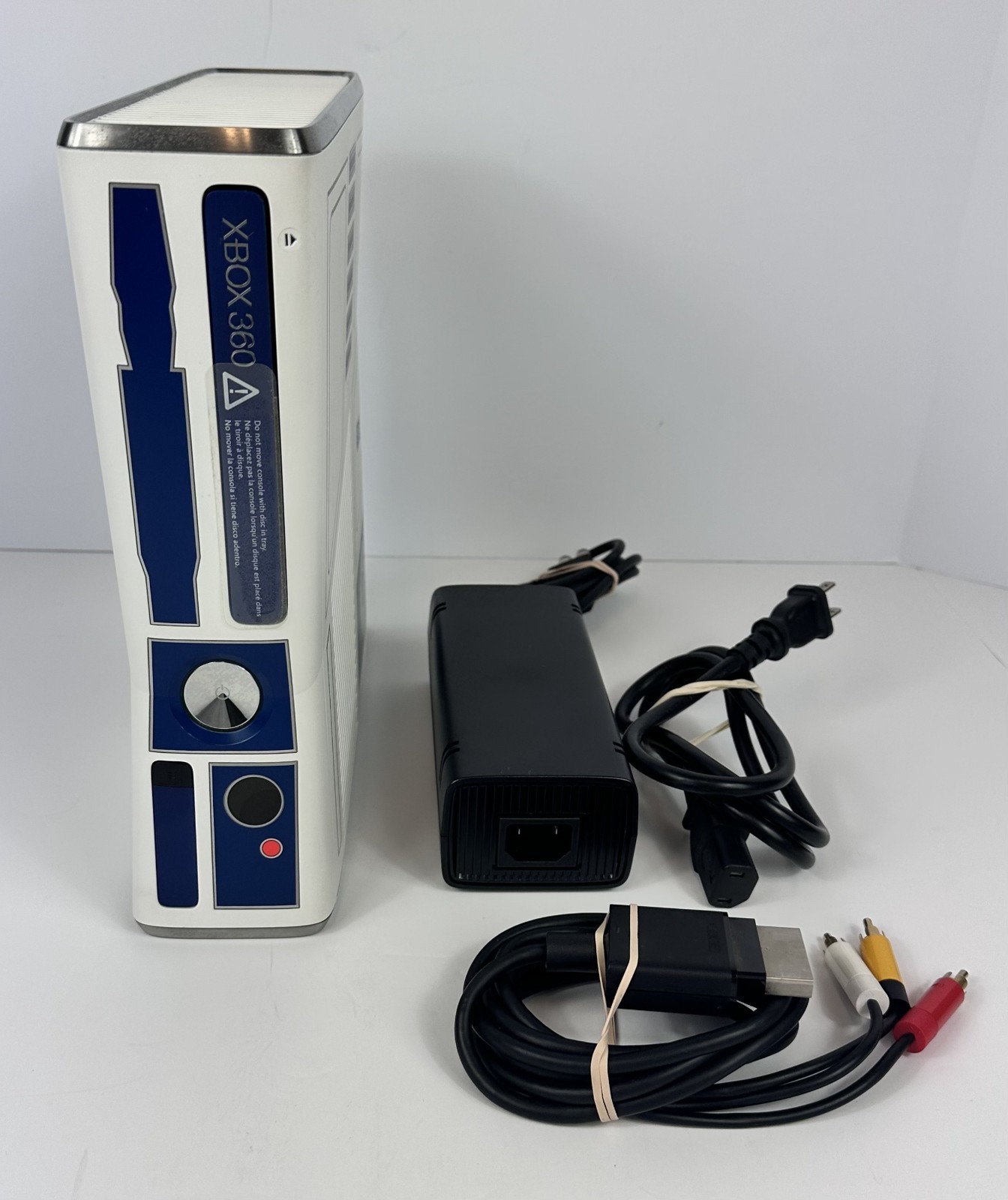 Microsoft Xbox 360 1439 320GB Star Wars Edition R2D2 Console w/ Power HDMI