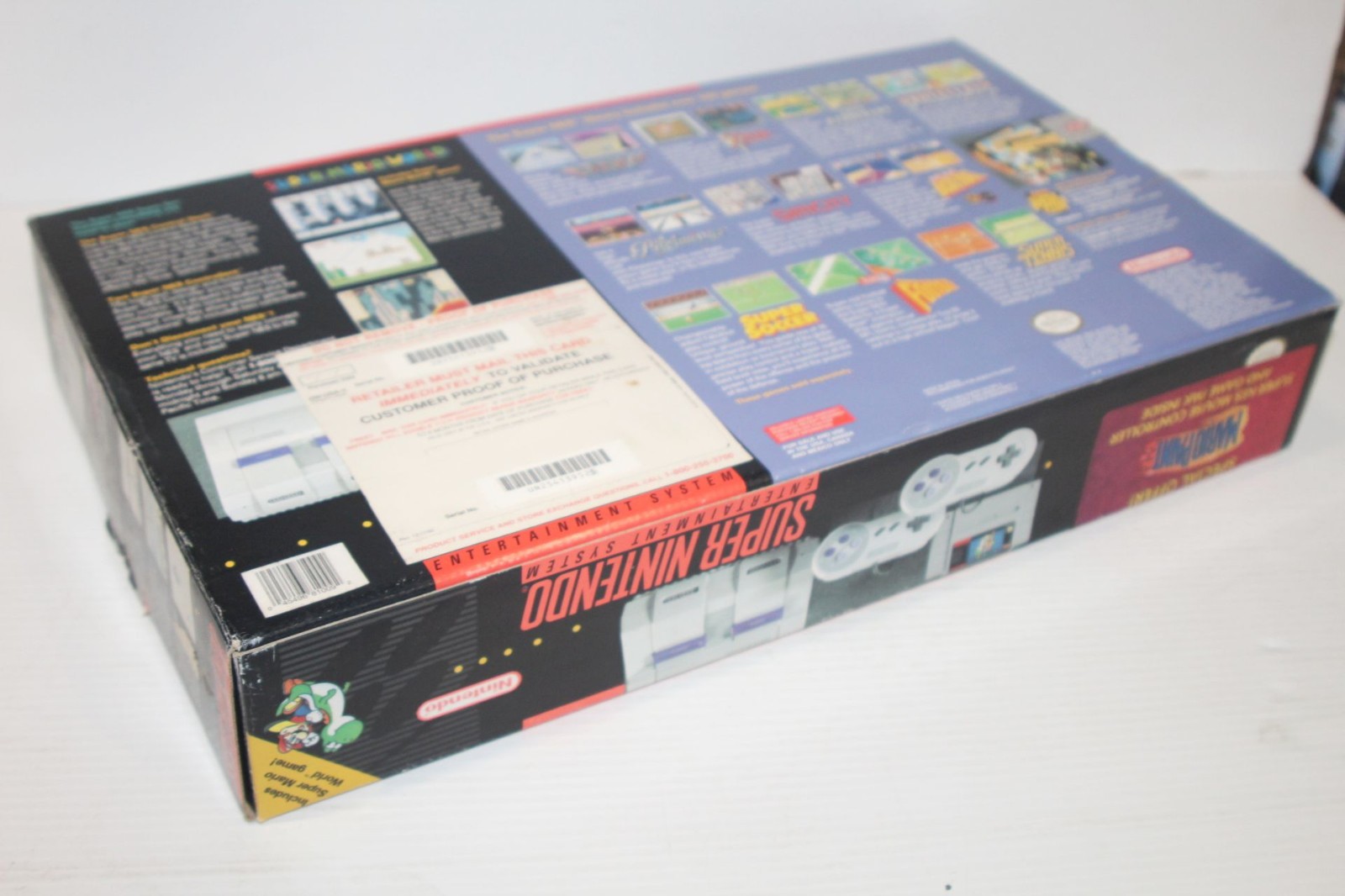 SNES Super Nintendo Set Mario Paint Complete CIB Box w/ Matching Serial Numbers