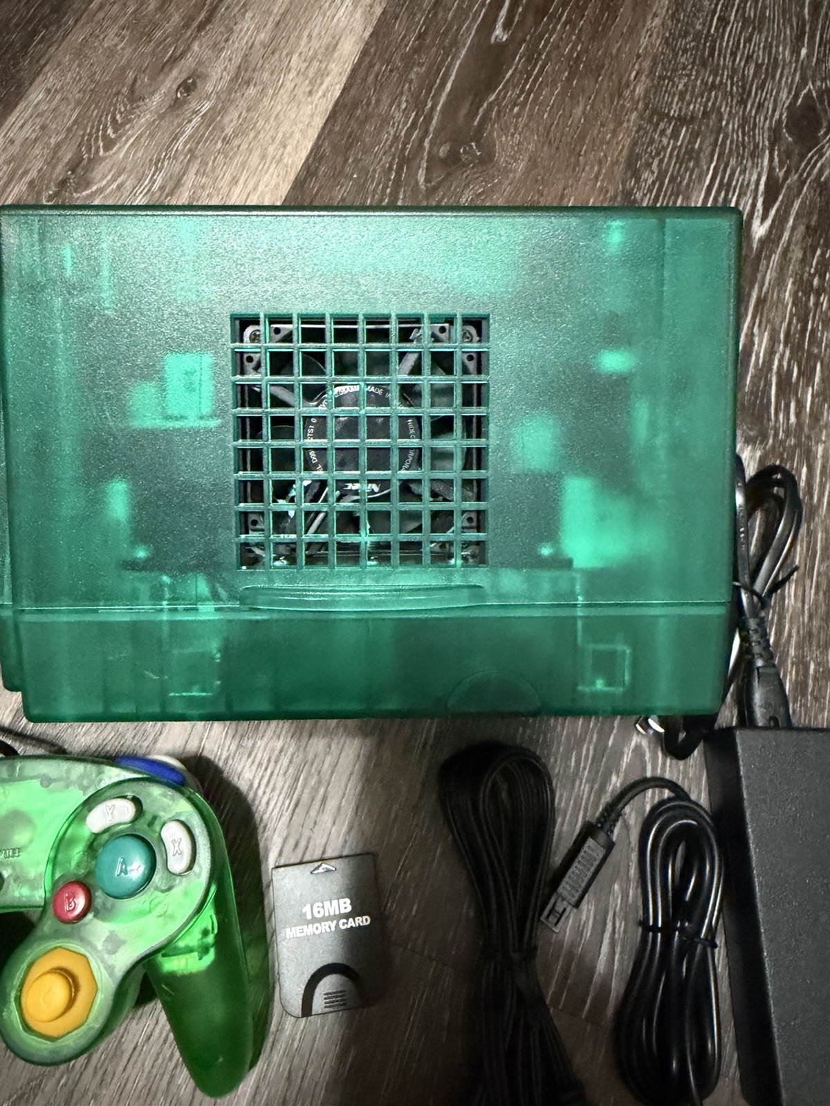 🔥 Nintendo GameCube – Translucent Emerald Green , Recapped, Bundle ‼️