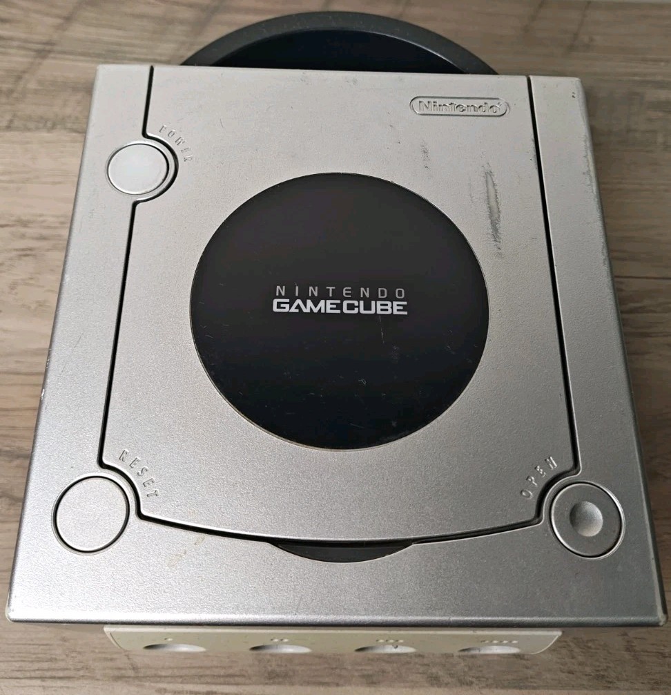 Nintendo GameCube Platinum Silver DOL-001 USA | Console Only Tested Works