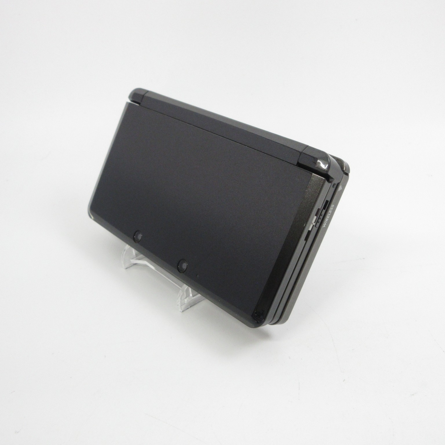 【Very Good】Nintendo 3DS Cosmo Black Console ONLY Japanese Edition #DEN08/0721/04