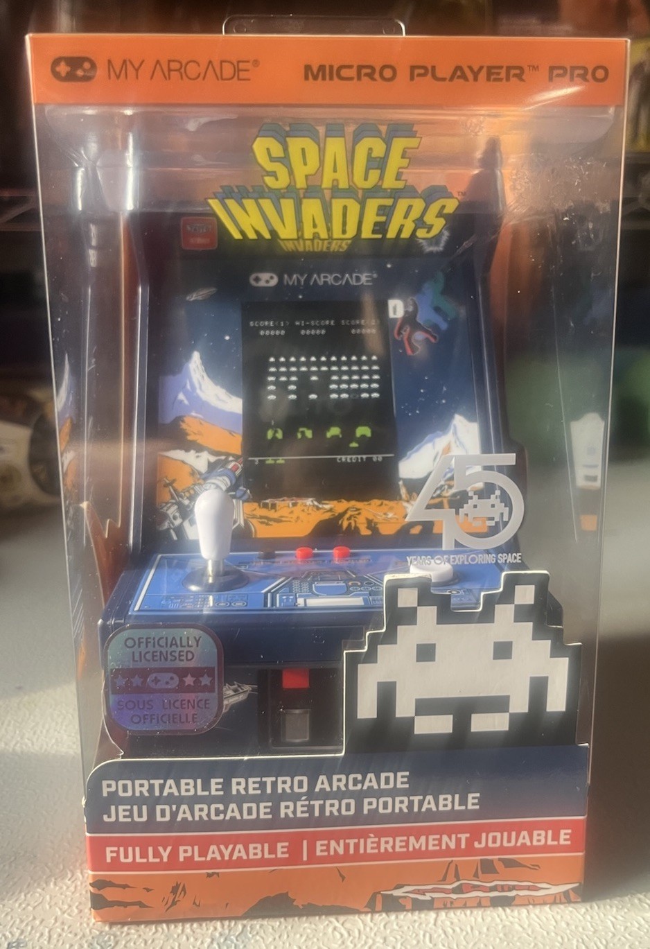 My Arcade Space Invaders Micro Player Pro: 6.75″ Mini Arcade Machine Video Game