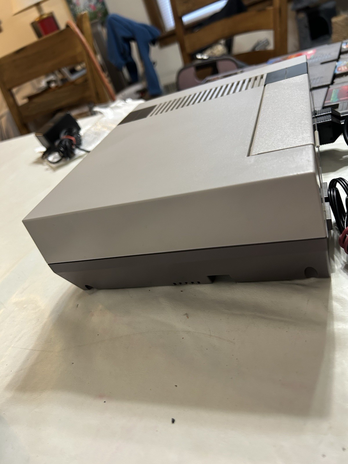 Nintendo NES Console Original Bundle 9 Games Mario TESTED New 72 Pin Connector