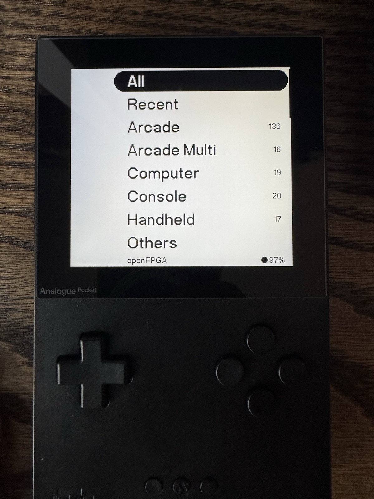 Analogue Pocket Handheld System Black – Mint CIB + Loaded SD Card + Case