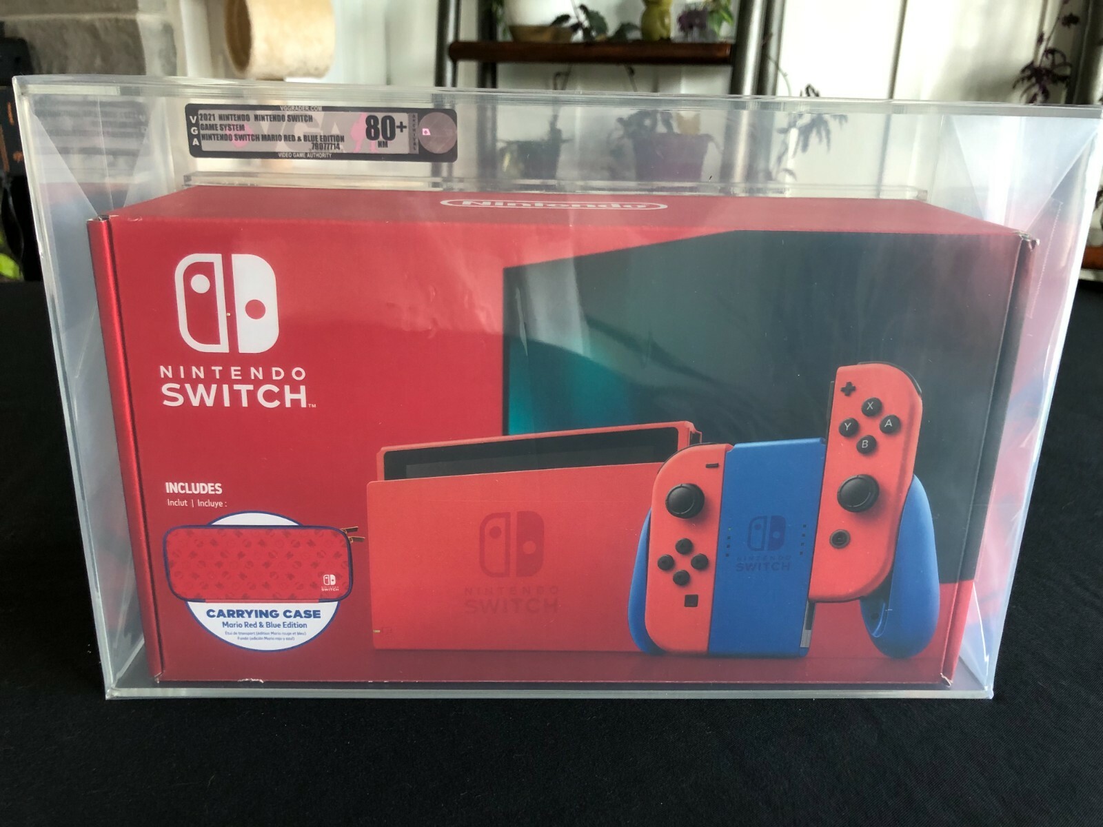 Nintendo Switch Mario Red & Blue Edition Console, New, Graded VGA 80+ NM
