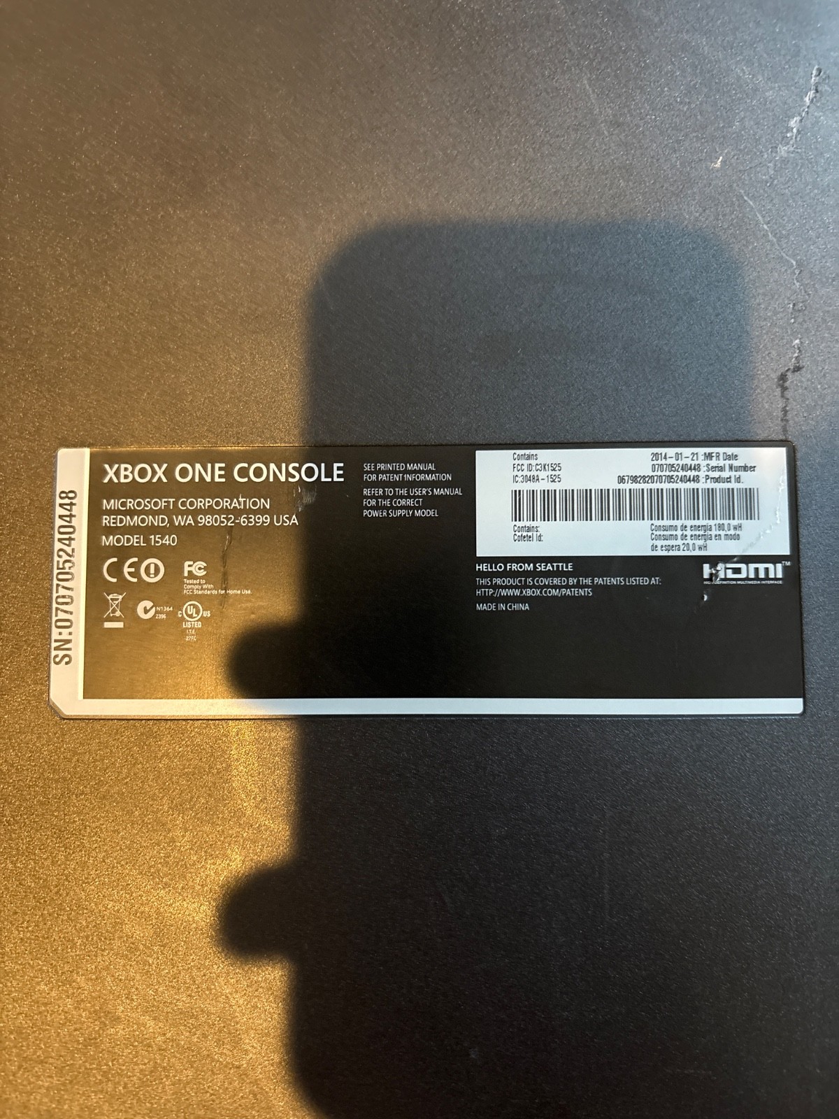 Microsoft Xbox One 500GB Home Console – Black (1540) comes with power and HDMI