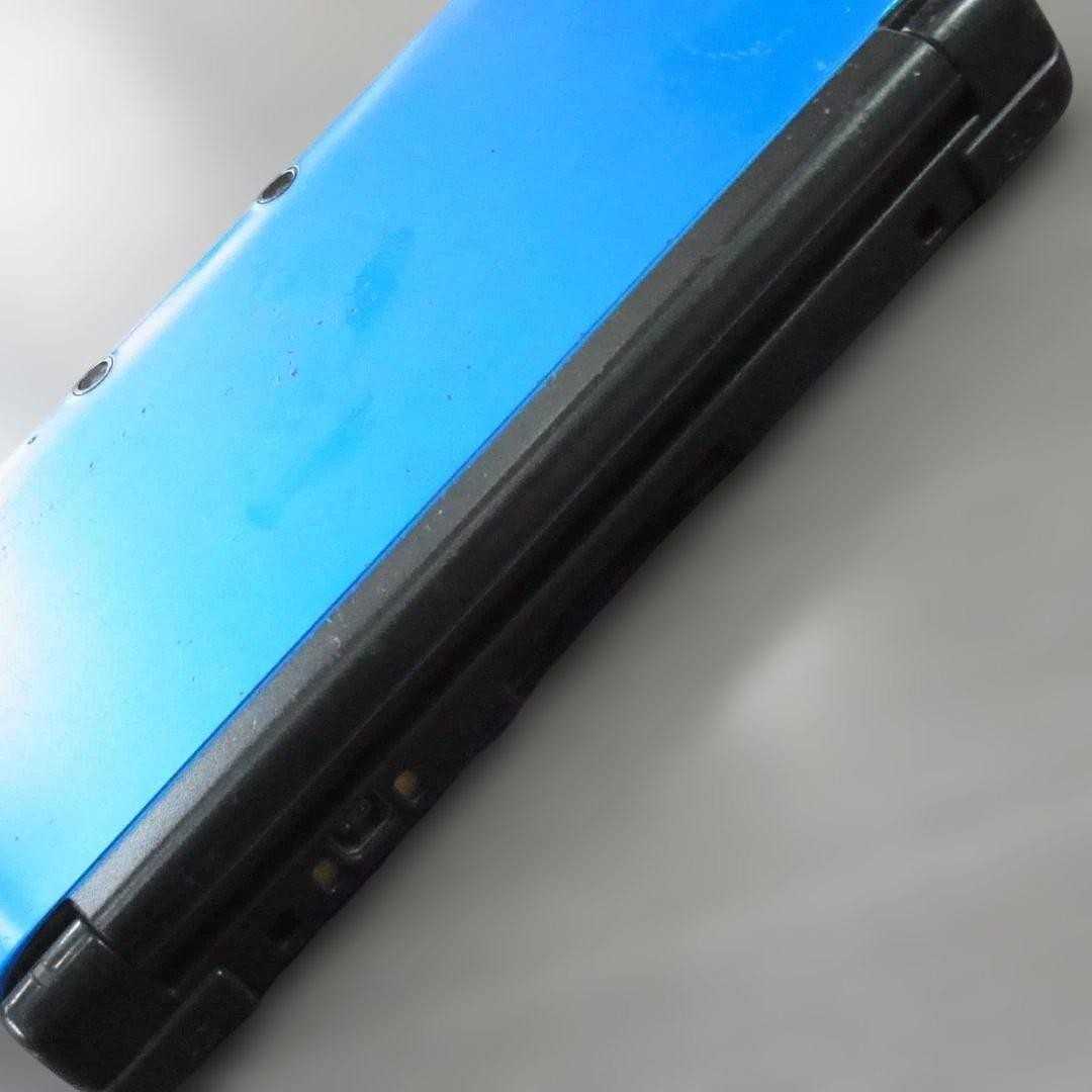 3DS/2DS/DS Reasonable Item Nintendo 3Ds Ll Blue Black Main Unit Works Ok T Japan