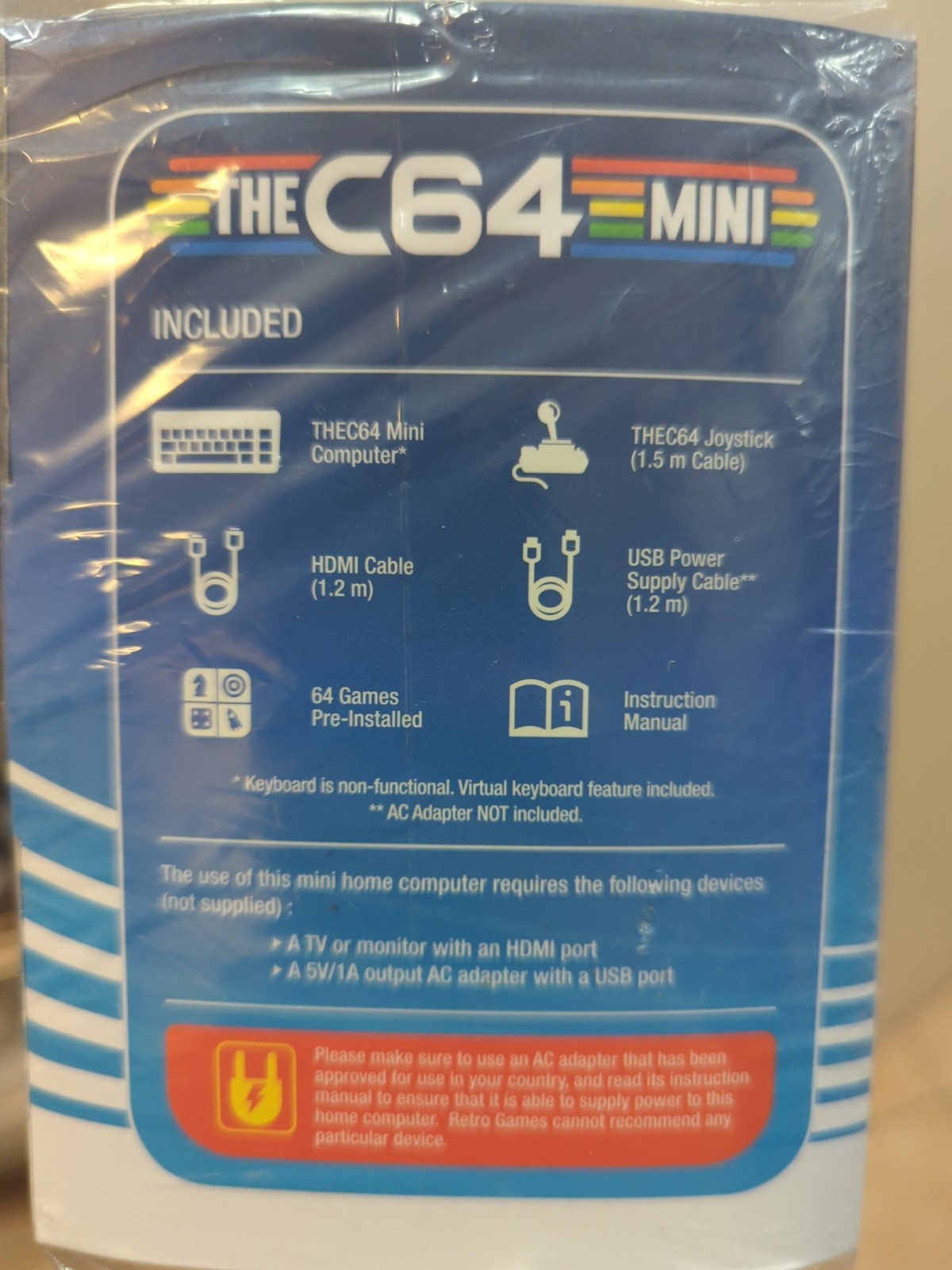 Retro Games The C64 Mini Console Videogames Deep Silver – RGL001