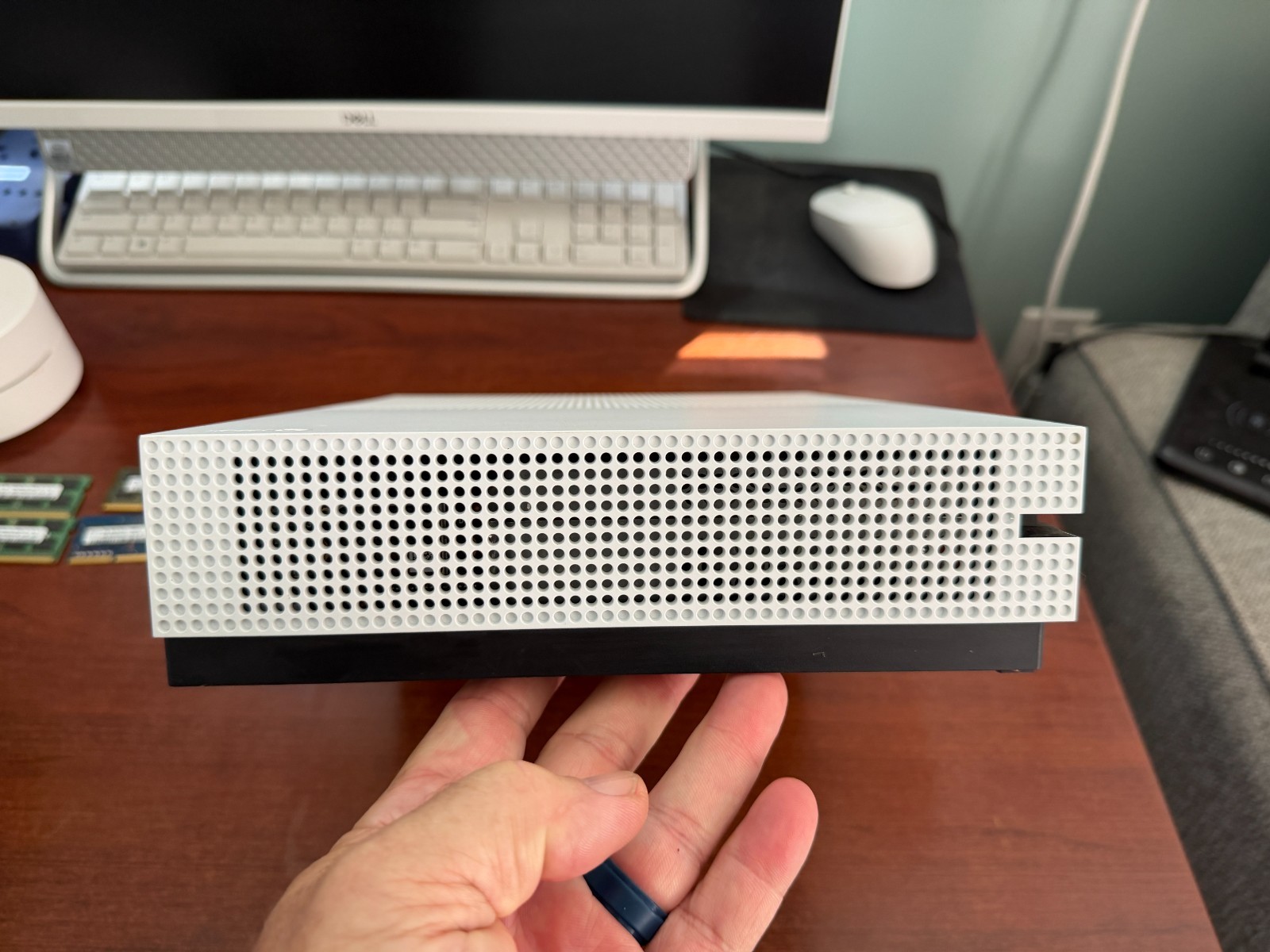 Microsoft Xbox One S 512GB White Console Only 1681 Tested Working – w/ RDR Game