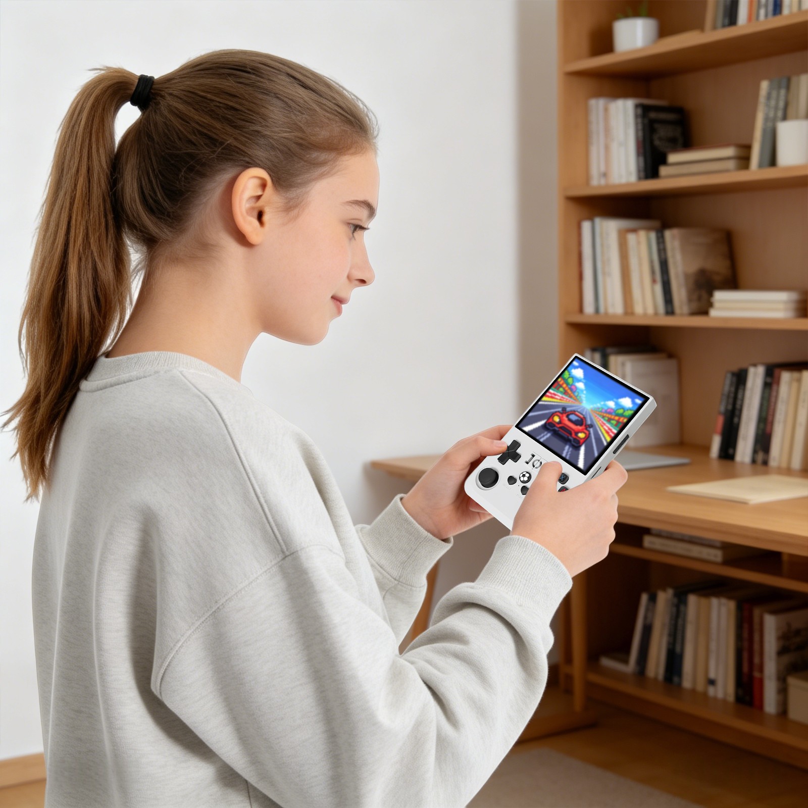 R36MAX 128G Handheld Game Console, 4″ Large Screen Handheld Game Console USB