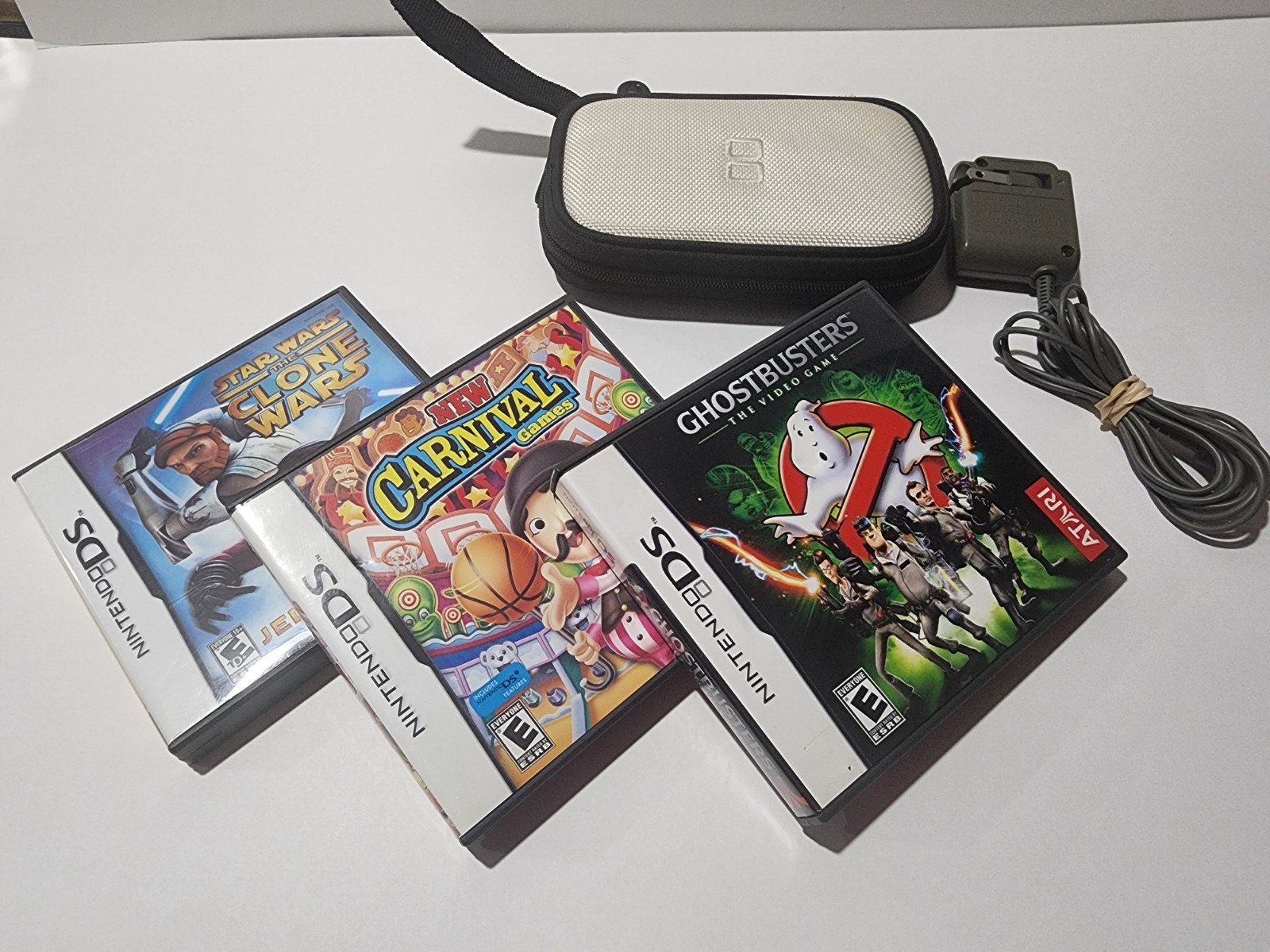 Nintendo DS Lite Handheld System – Onyx Black with 3 games