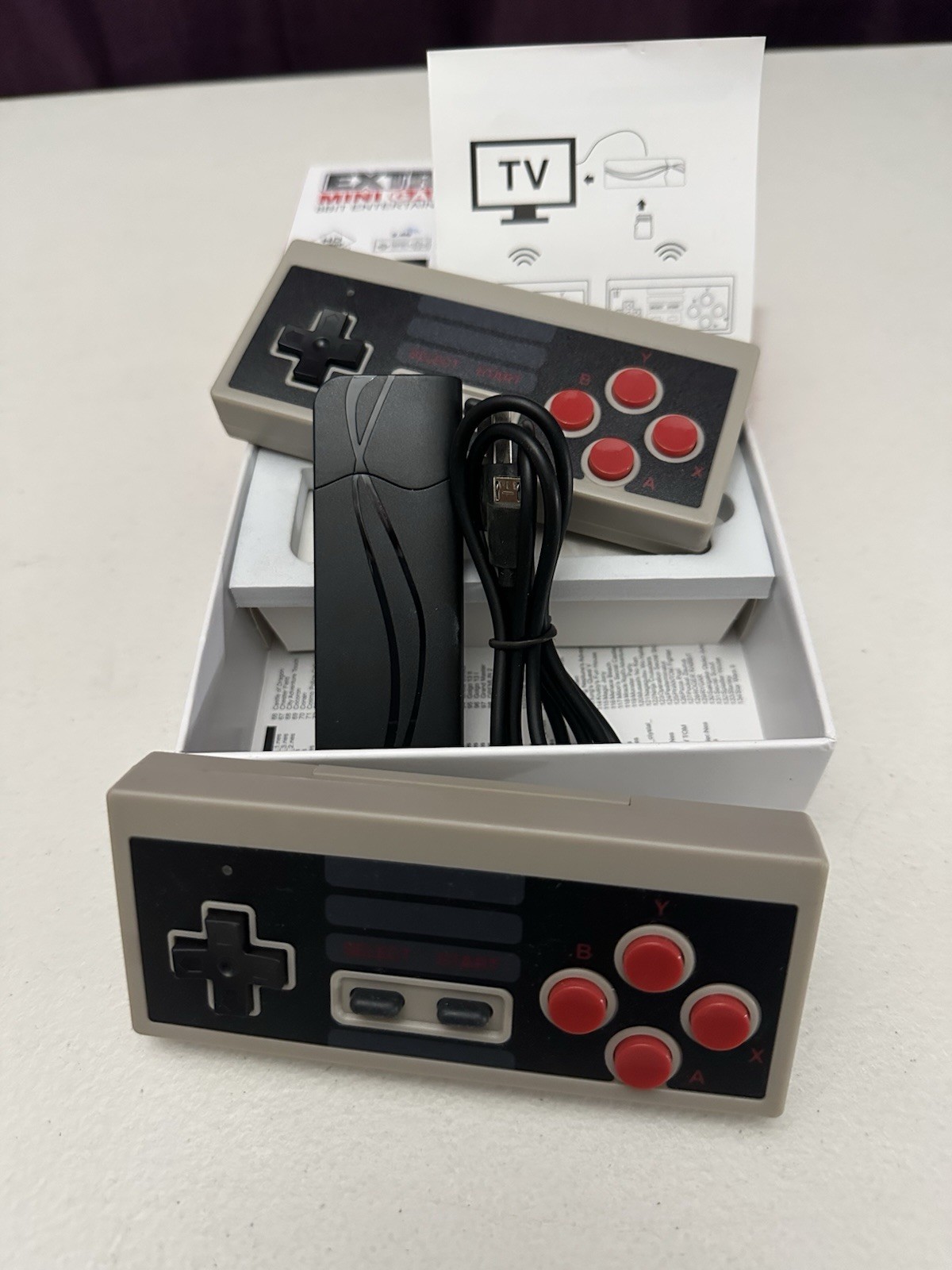 Mini 8-Bit Game Console w/ Wireless Controllers – HDMI – Classic Retro Gaming