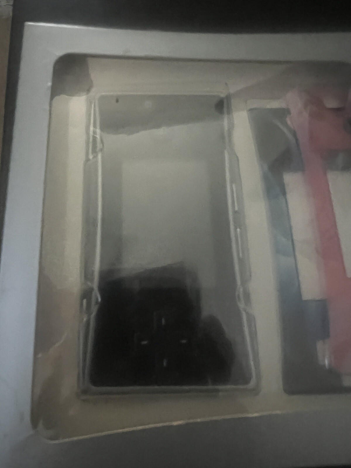 Nintendo Black Gameboy Game Boy Micro Blue & Pink Faceplates New ReadDescription