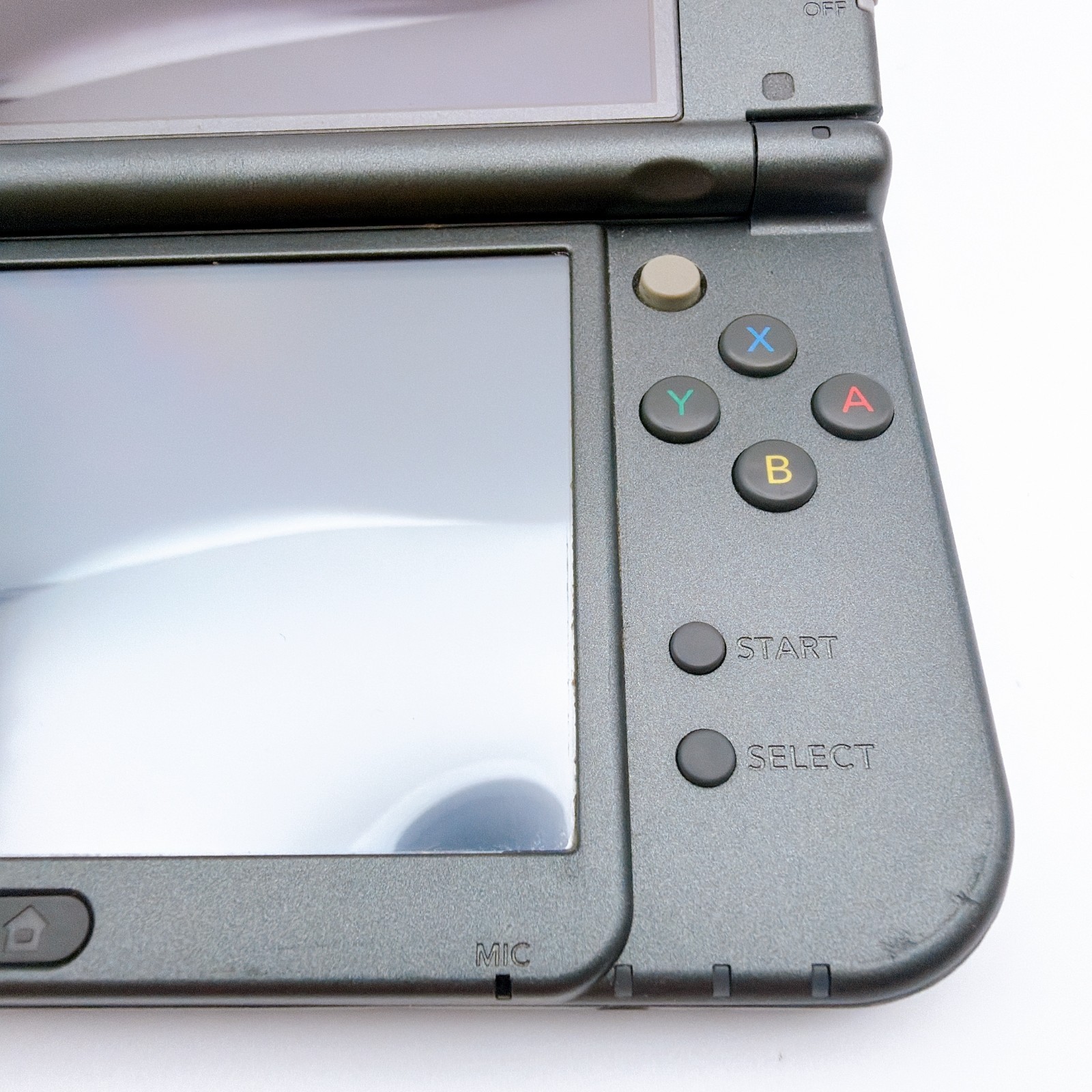 Nintendo New 3DS XL LL Metallic Black IPS Top Screen Console Stylus JP