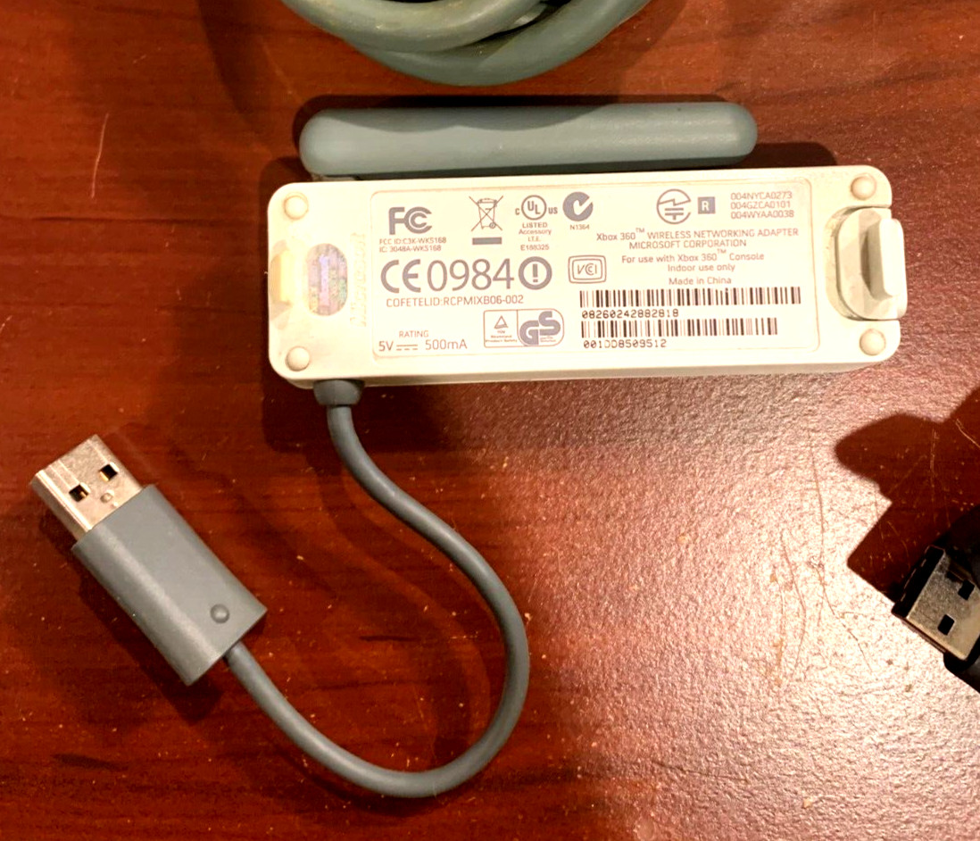 Microsoft Xbox 360 Accessory Bundle – power, RCA, networking, remote, cam, more