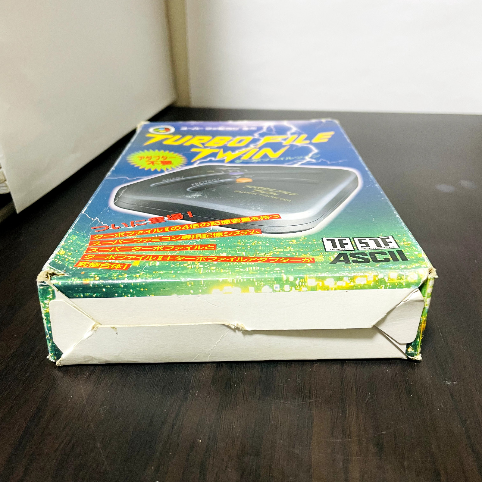 Turbo File Twin Ascii 1994 Data Storage System For Nintendo Super Famicom Rare