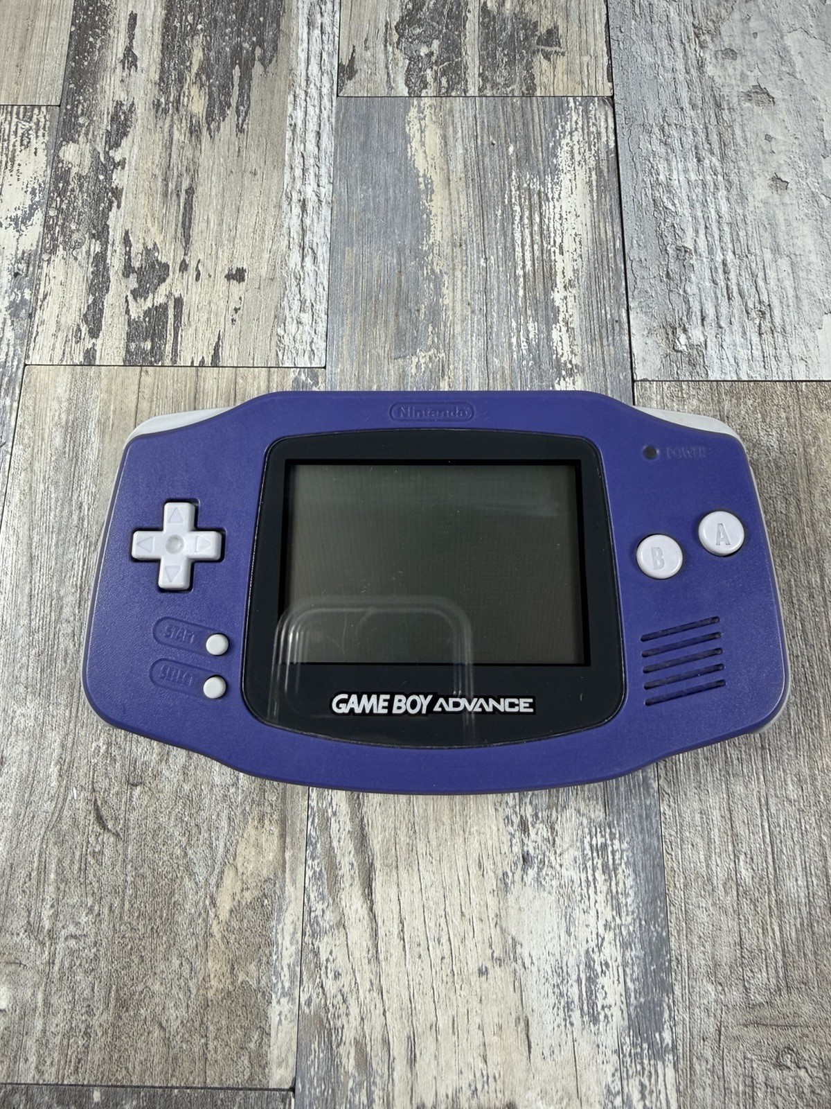 Gameboy Advance Console System Indigo Purple AGB-001 Nintendo GBA Tested