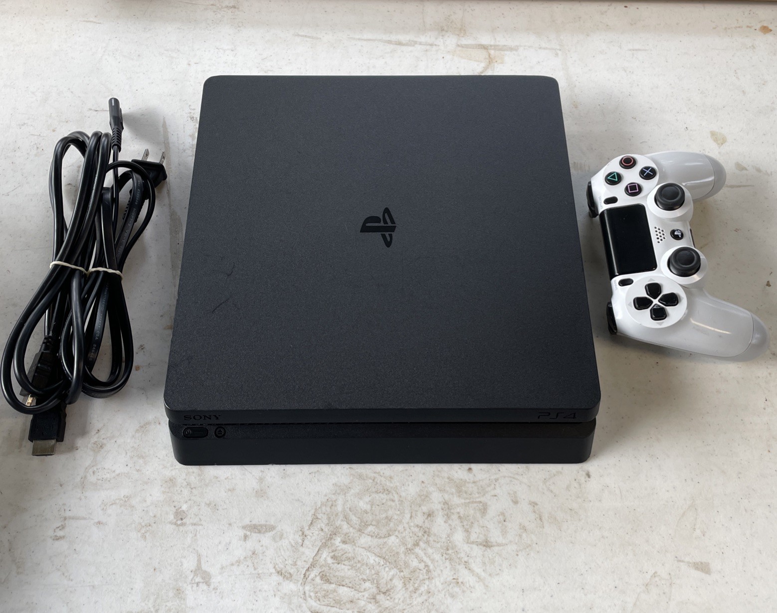 Sony PlayStation 4 Slim PS4 1TB Black Console CUH-2215B W/ HDMI & Controller