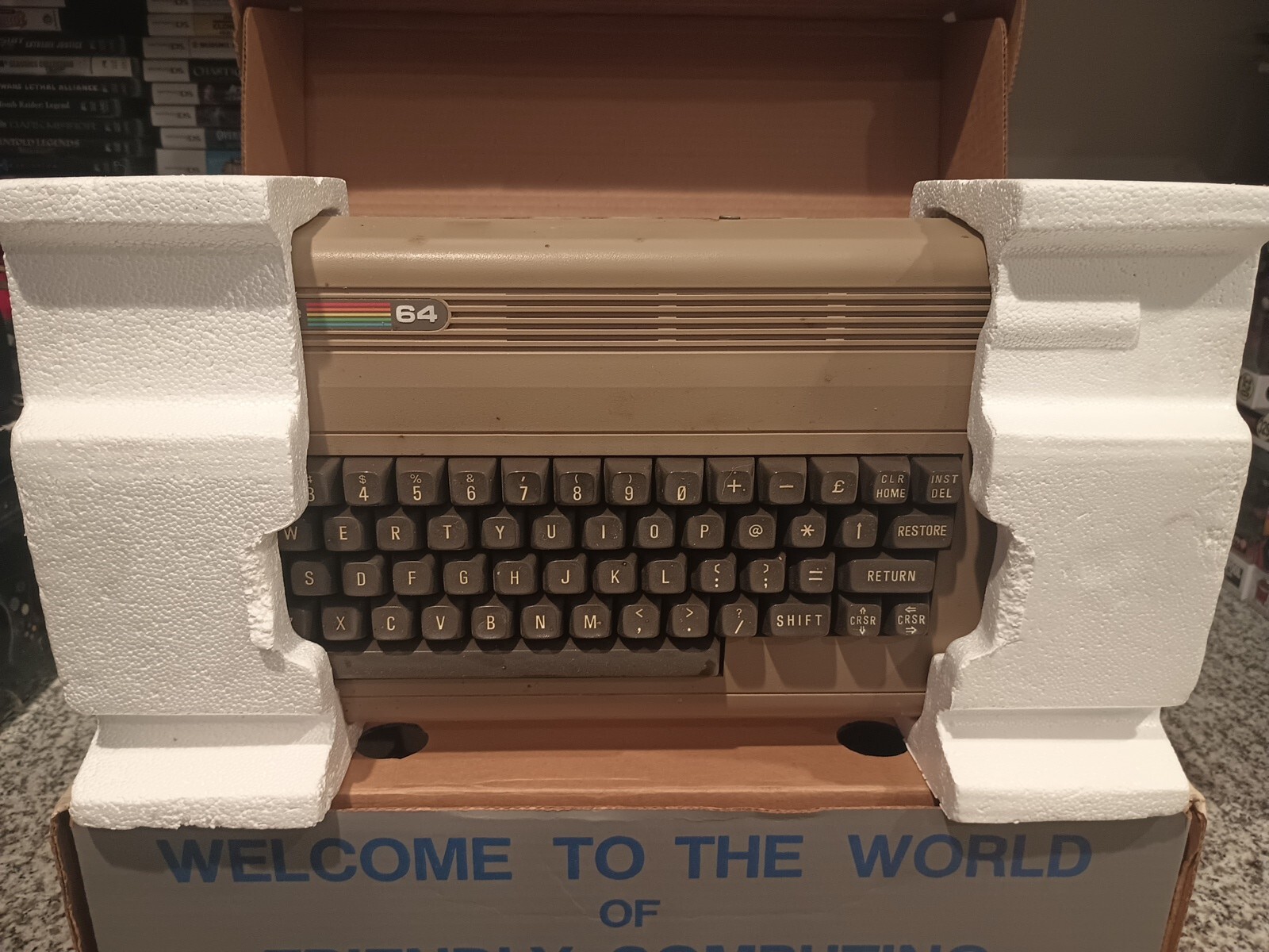 Commodore 64 Computer Original Box No Cords No Control